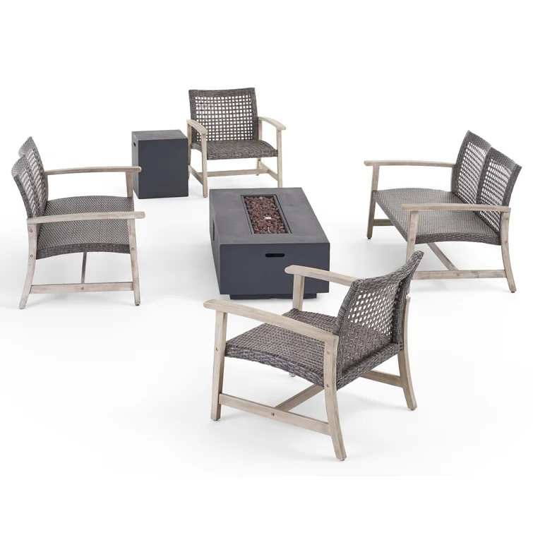 Cascante 6 - Person Outdoor Seating Group
