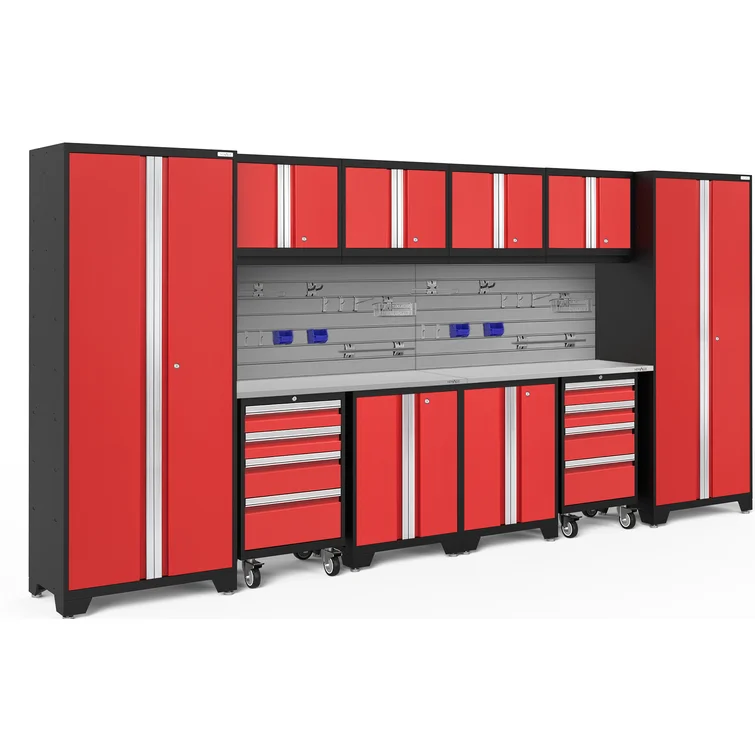 Bold Series 76.75'' H x 156'' W x 18'' D 12 Piece Garage Storage Cabinet Set
