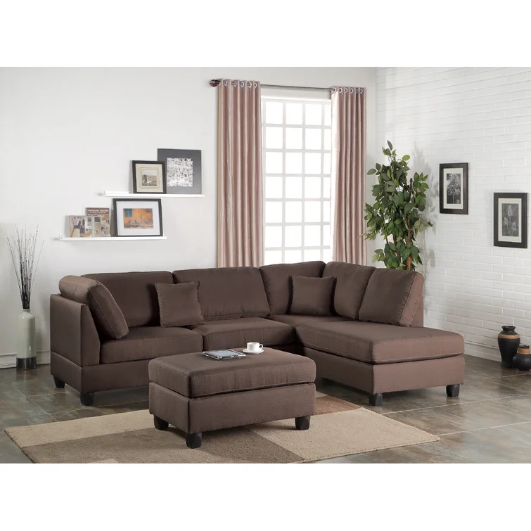 3 - Piece Upholstered Sectional