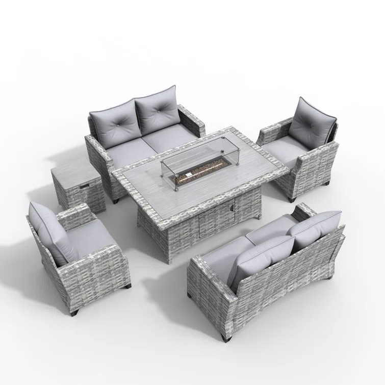 6 - Person Outdoor Seating Group with Cushions