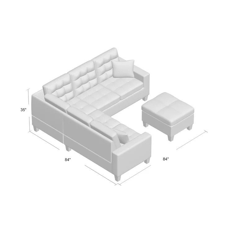 4 - Piece Upholstered Sectional