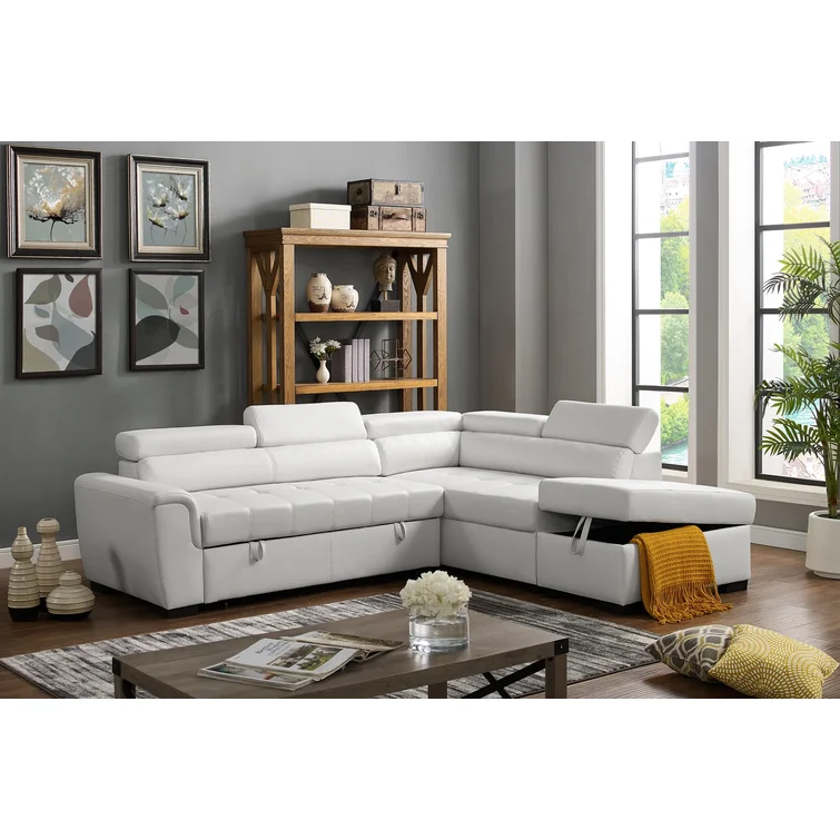 Menomonie Faux Leather Sectional