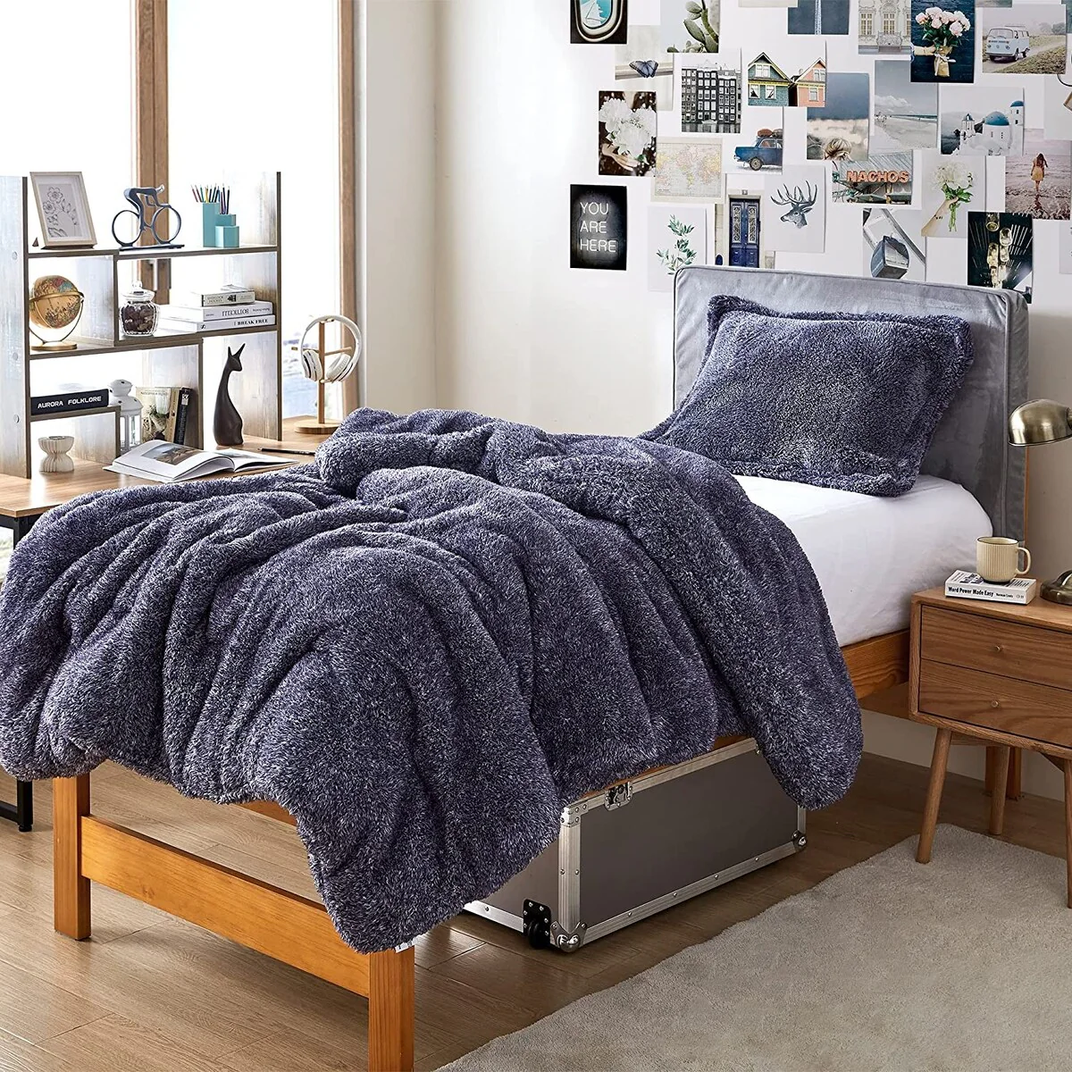 The Original Plush - Coma Inducer? Oversized Comforter - Frosted Cobalt