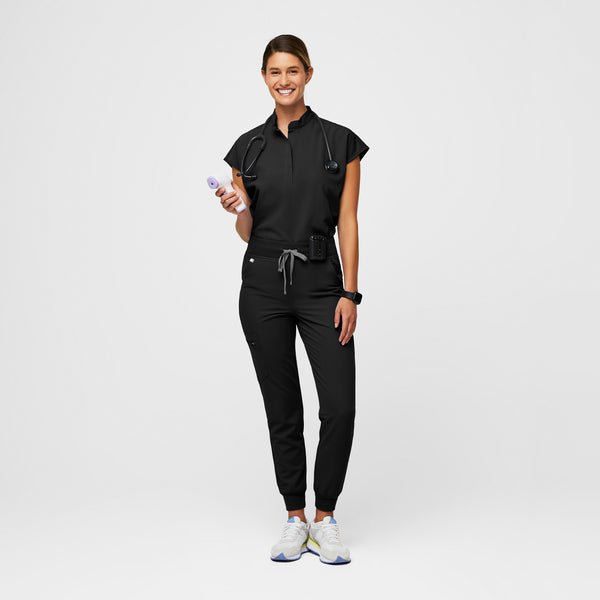 high waisted zamora jogger scrub pants