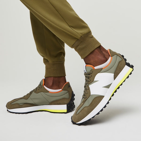 FIGS | New Balance 327 Unisex | Martini Olive - Official Site