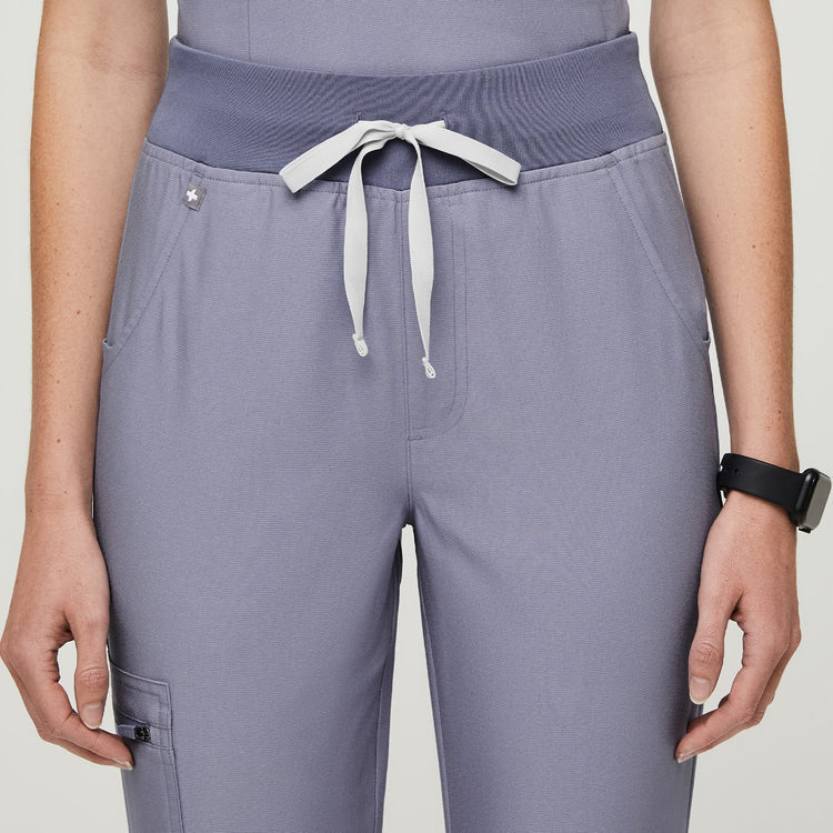 high waisted zamora jogger scrub pants