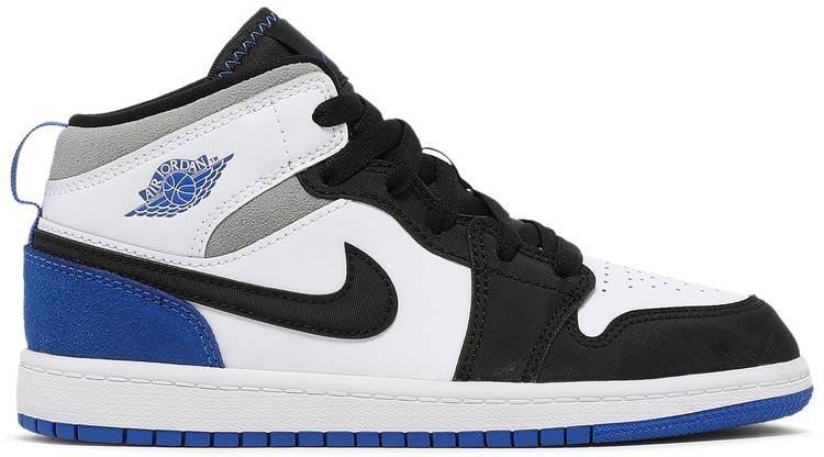 Air Jordan 1 Mid SE PS 'Royal Black Toe' BQ6932-102