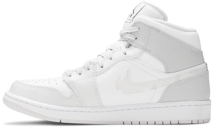 Air Jordan 1 Mid 'Swoosh Logo – Grey Camo' DC9035-100