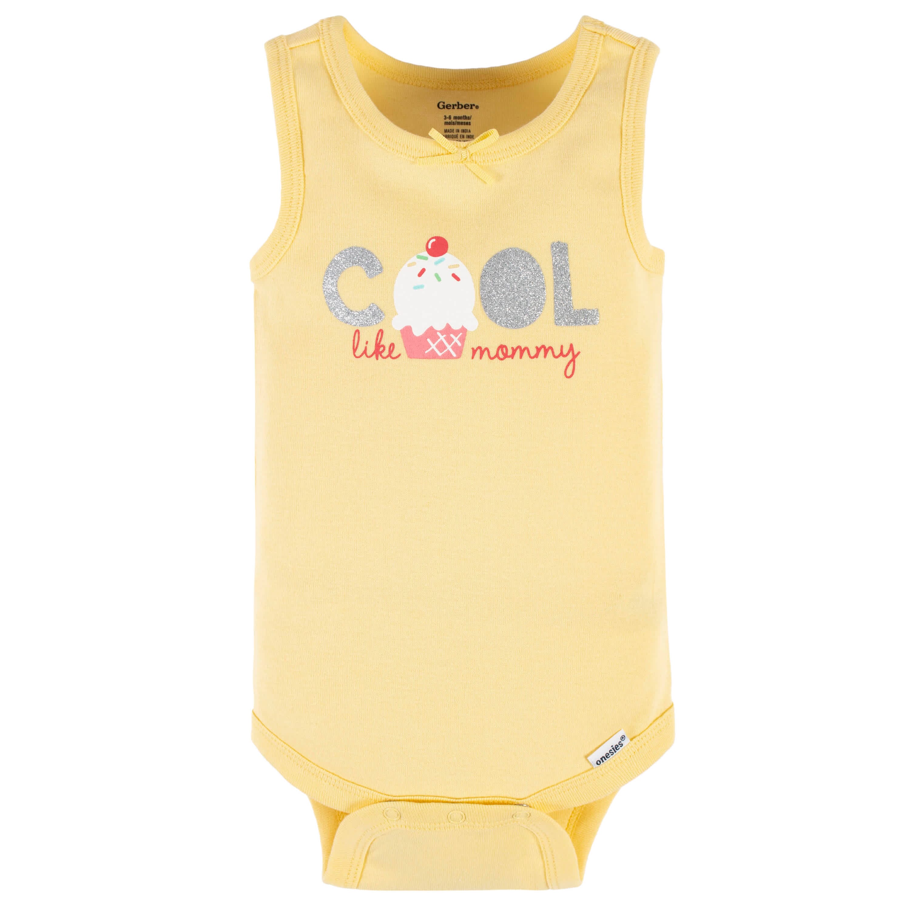 4-Pack Baby Girls Dots Of Rainbows Tank Onesies® Bodysuits