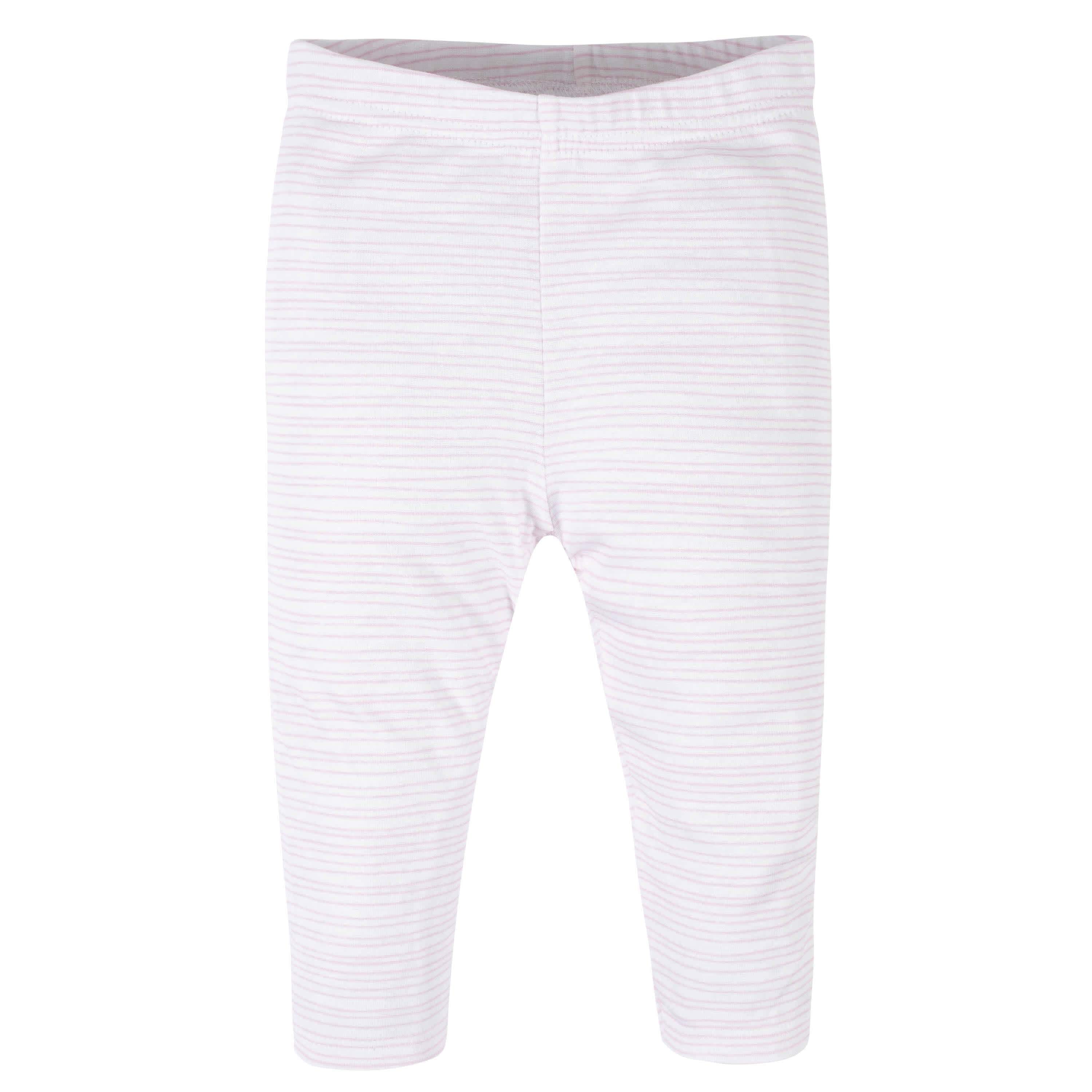 4-Pack Baby Girls Pink Stripes Pants