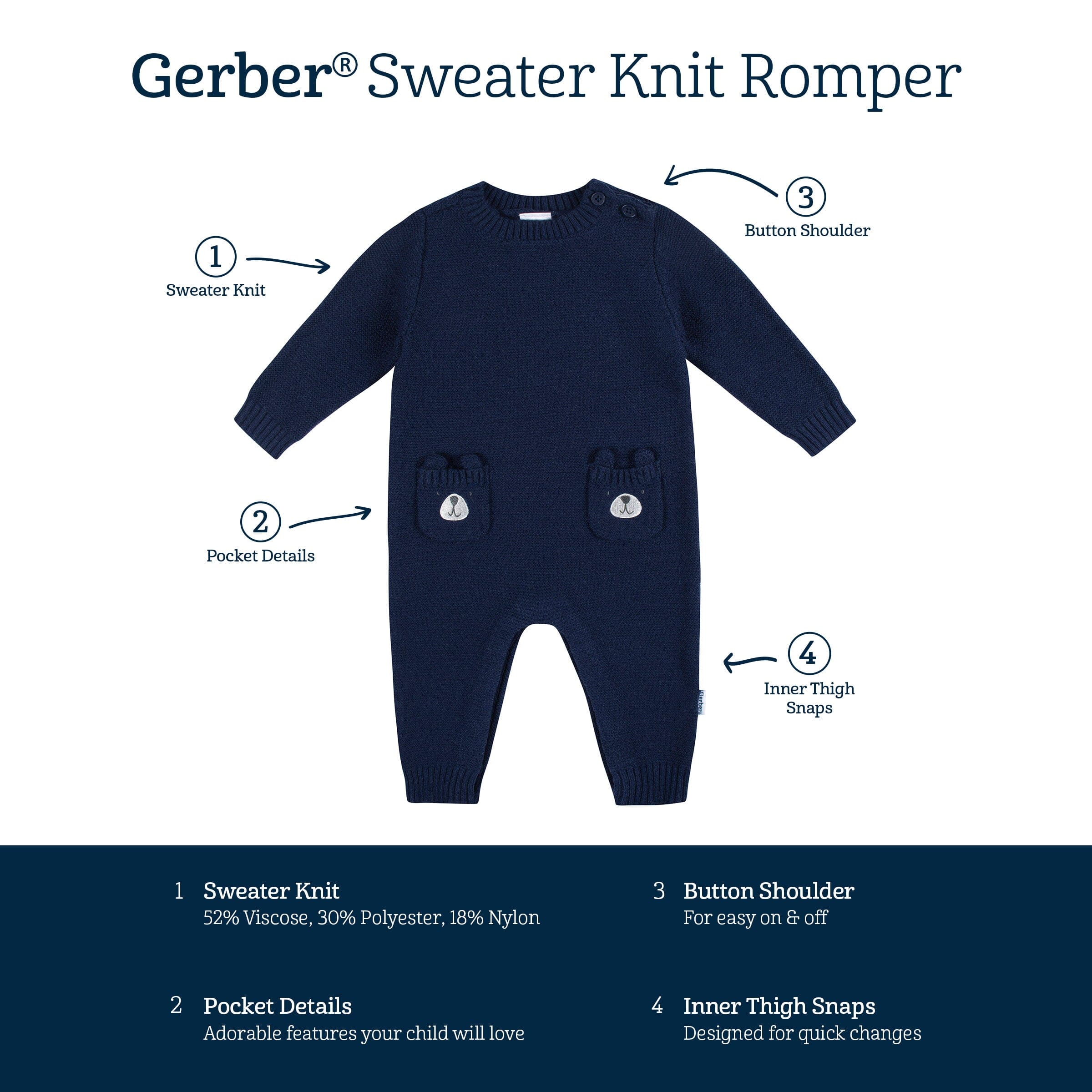 Baby Boys Dog Romper