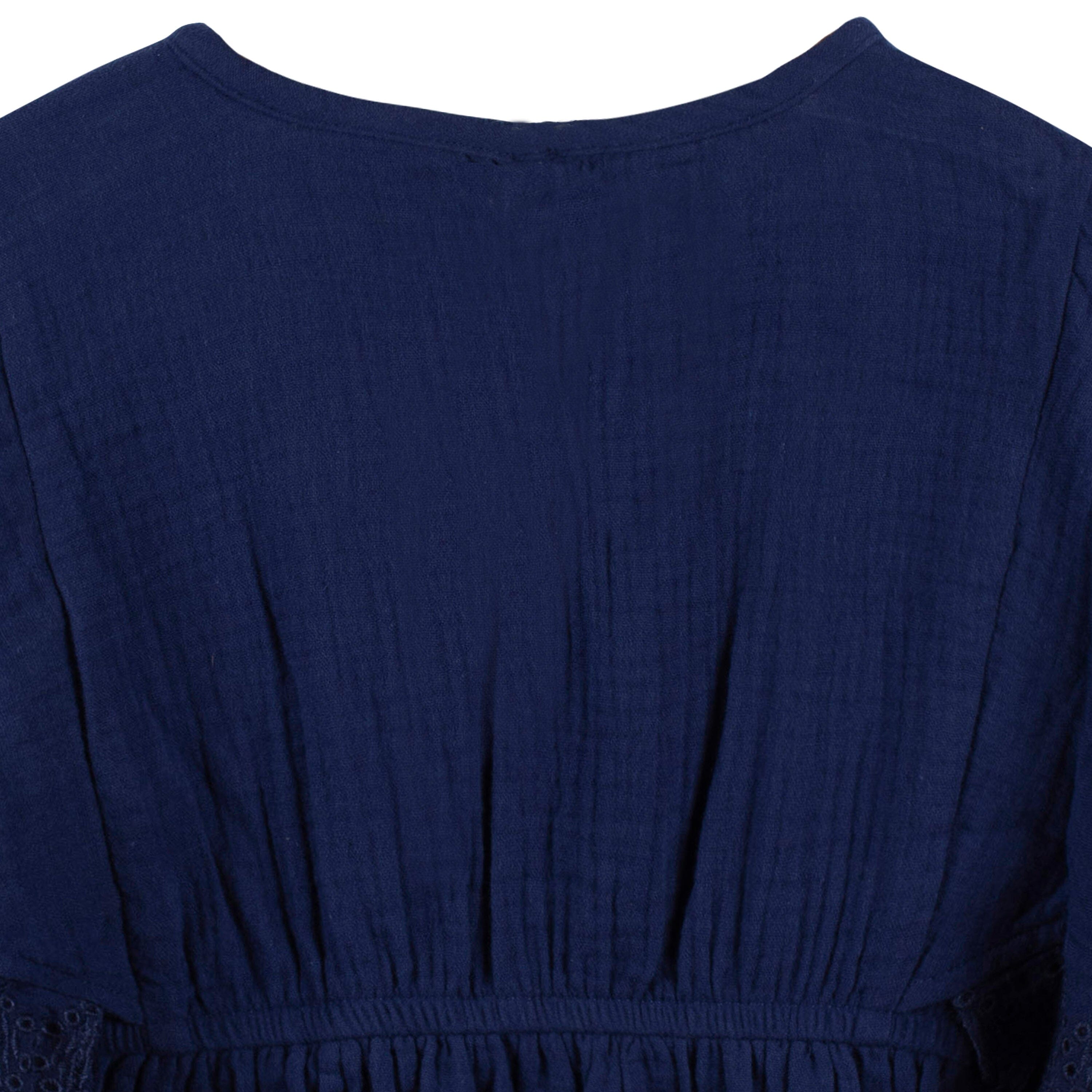 Baby & Toddler Girls Navy Woven Kaftan Coverup