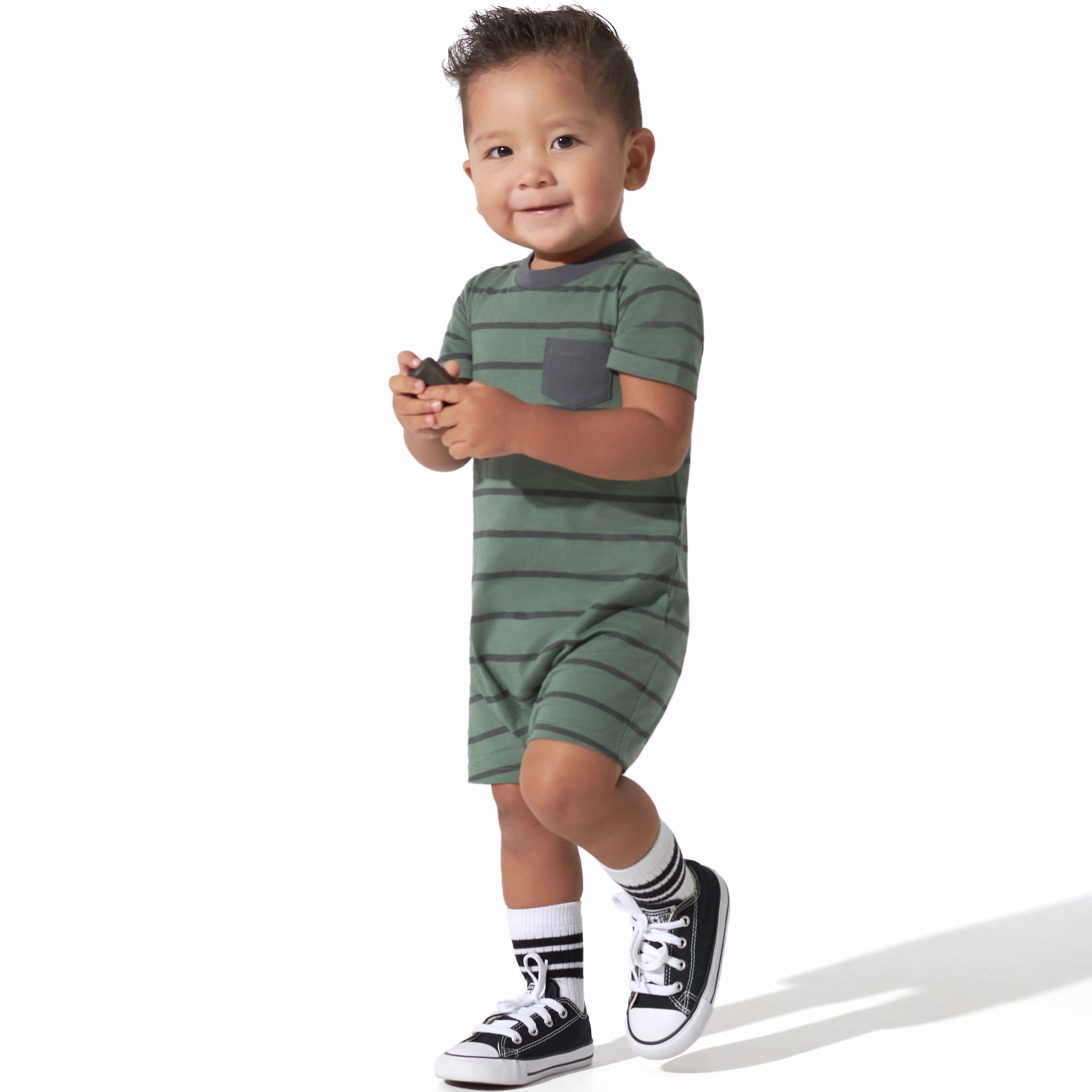 3-Pack Baby Boys Unbearably Cute Rompers