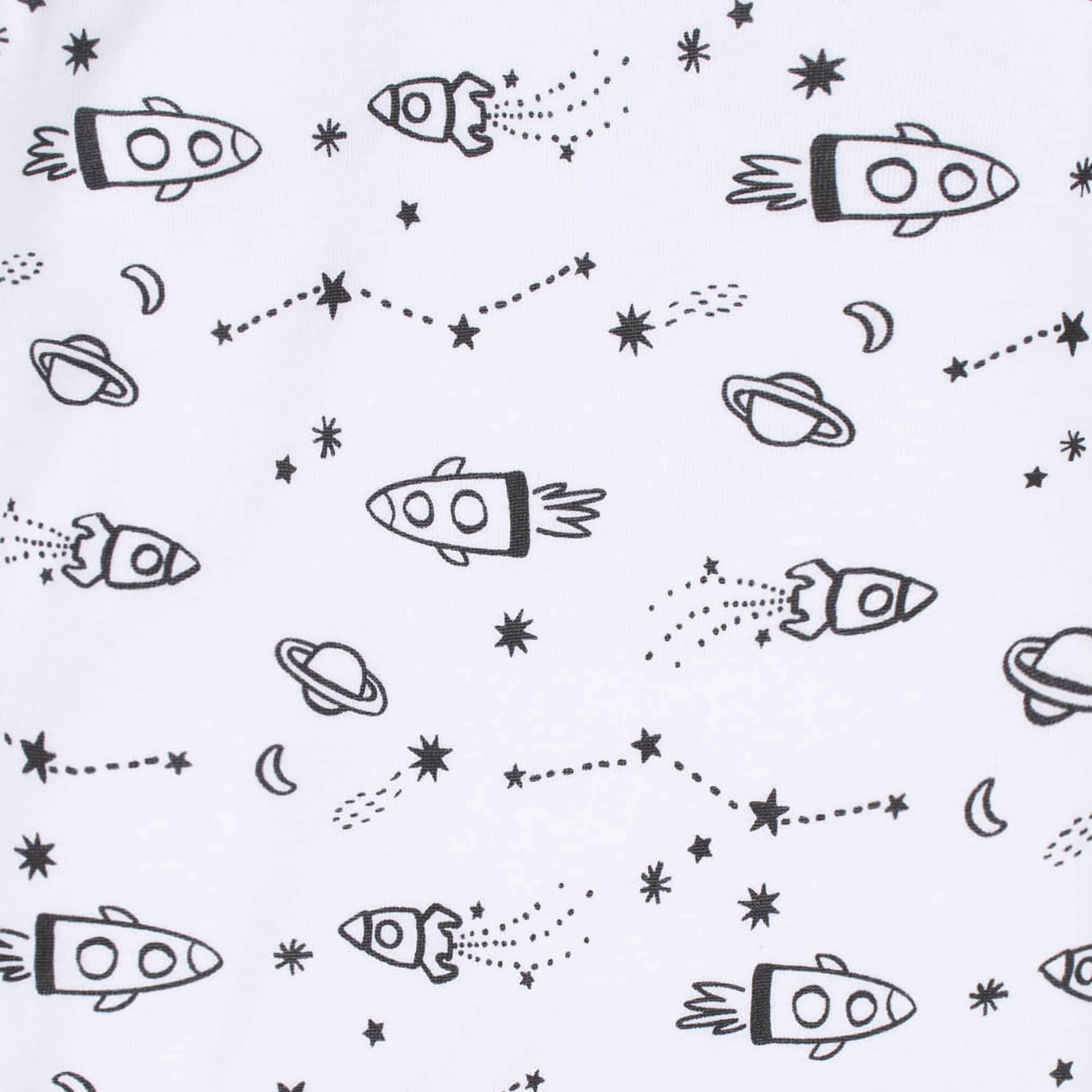 4-Pack Baby Boys Space Explorer Gowns