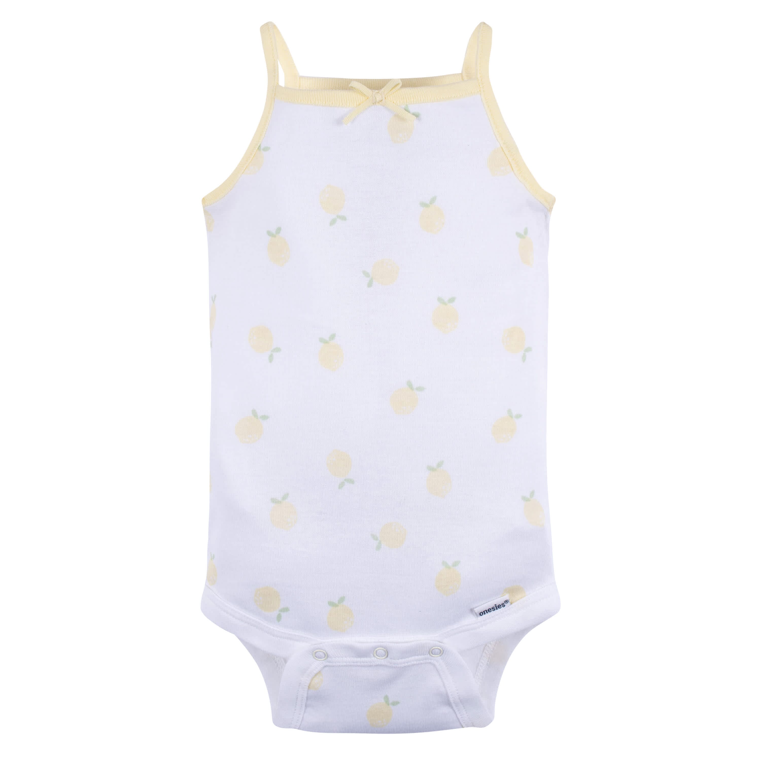 4-Pack Baby Girls Little Lemon Sleeveless Onesies® Bodysuits