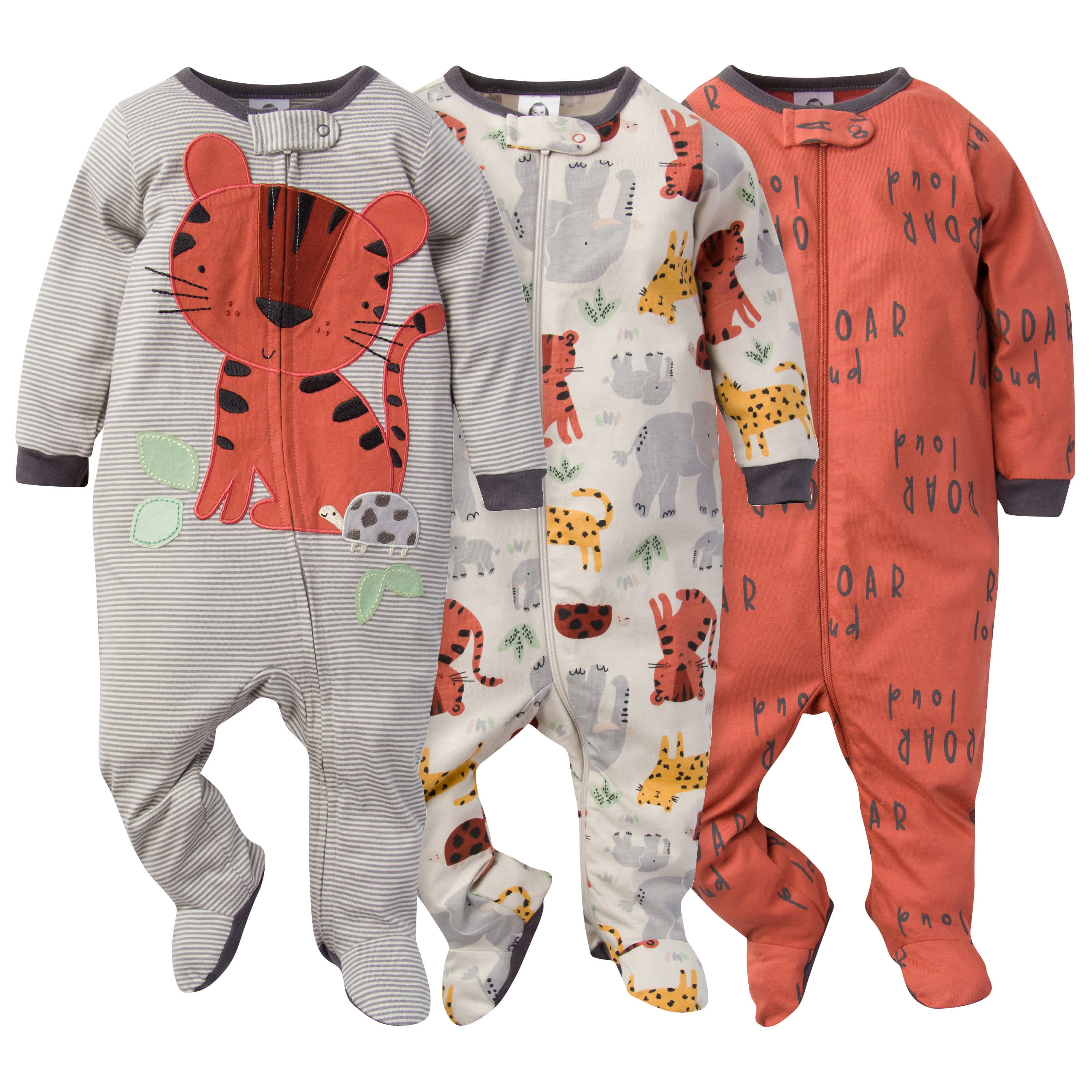 3-Pack Baby Boys Safari Sleep 'N Plays