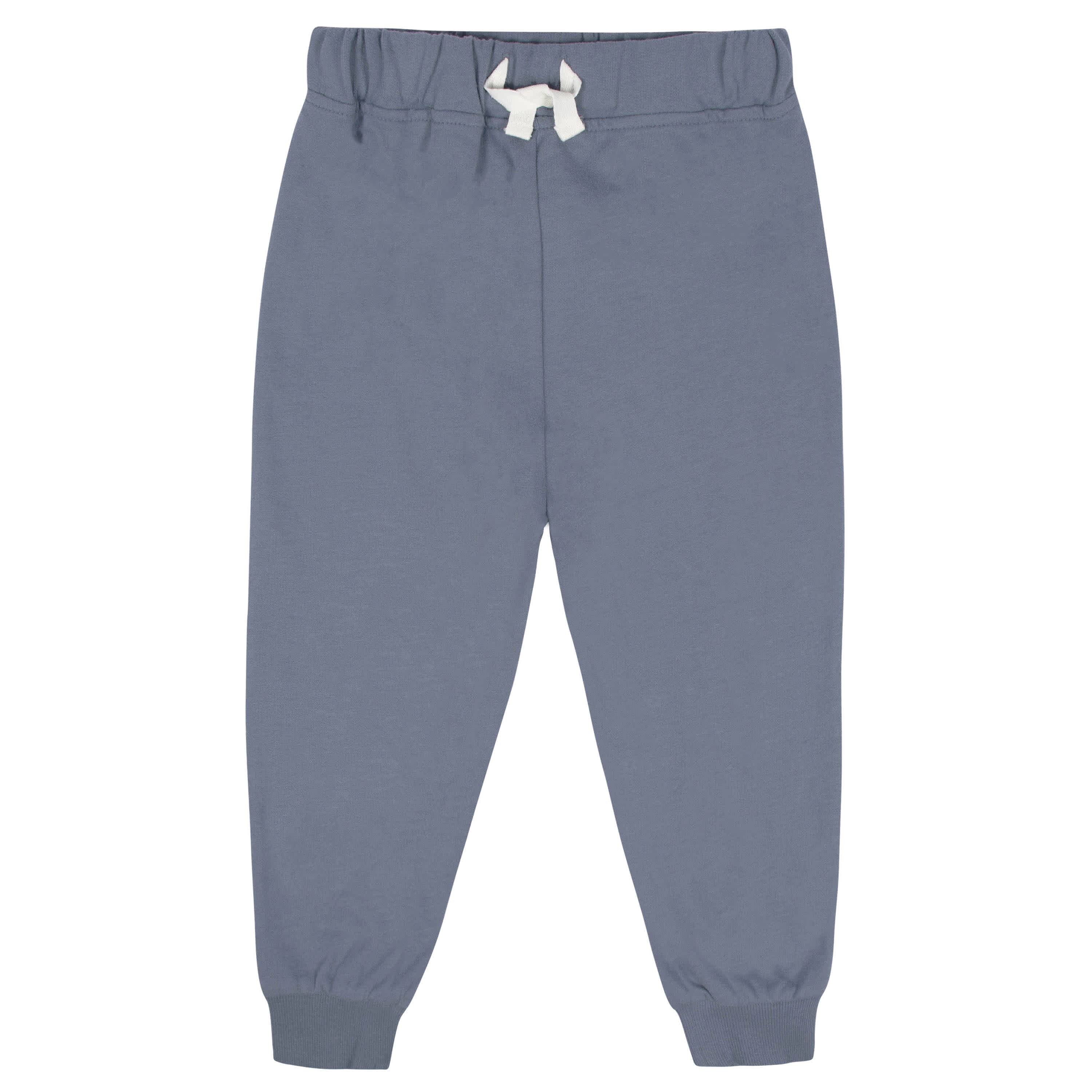 2-Piece Infant & Toddler Boys Dusty Blue French Terry Pullover & Jogger Set