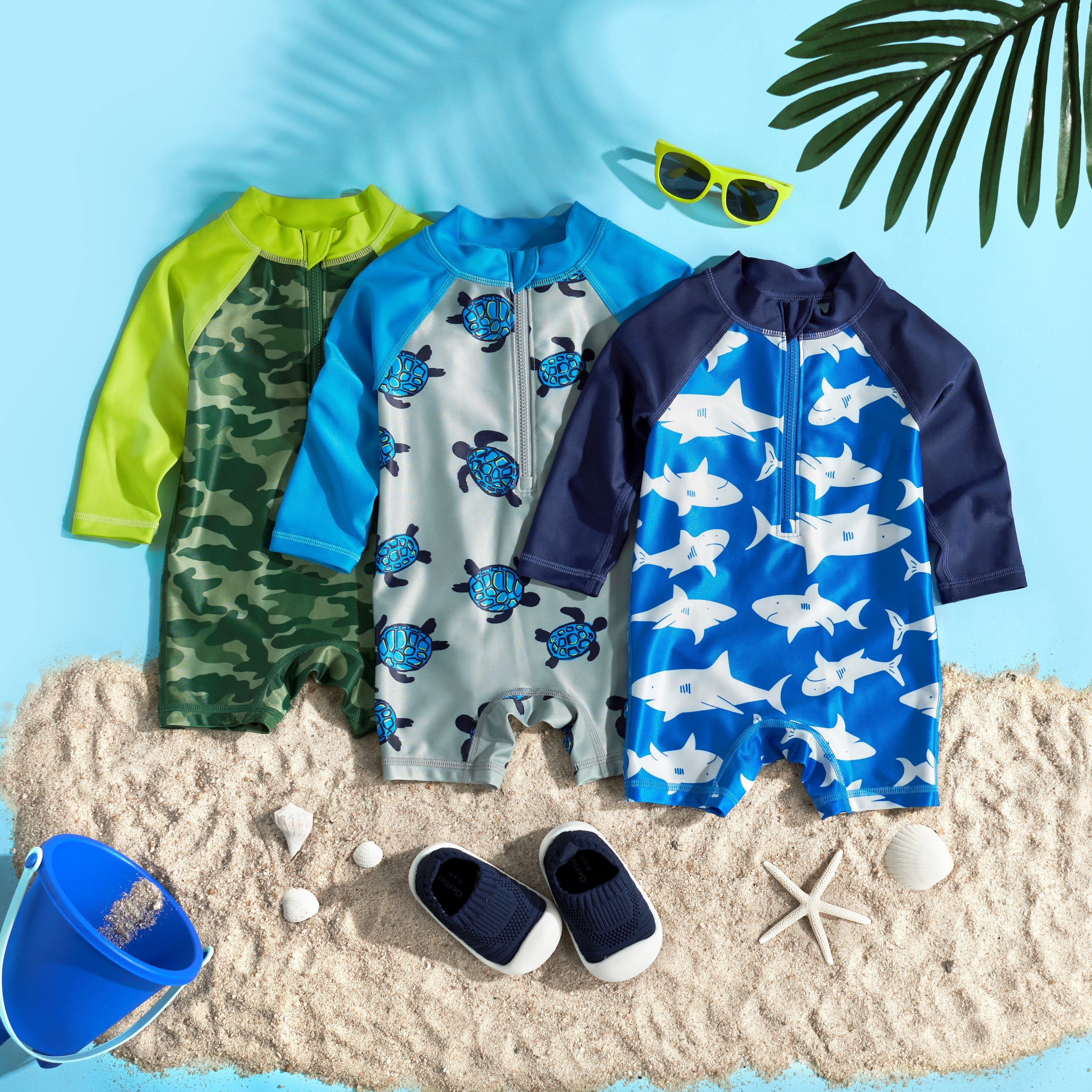 Baby & Toddler Boys Shark Zone Rash Guard