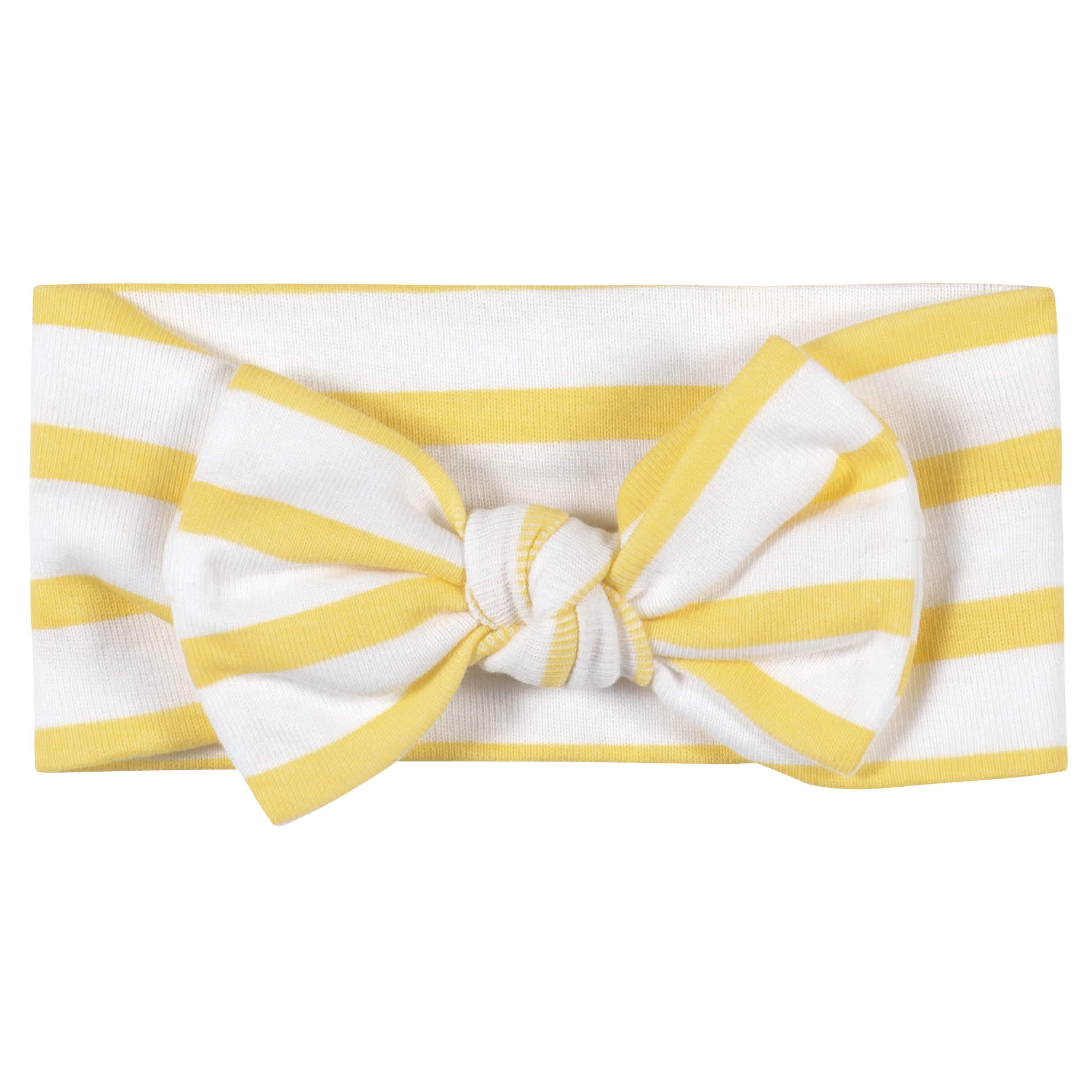 3-Piece Baby & Toddler Girls Bee Garden Dress, Diaper Cover & Headband Set