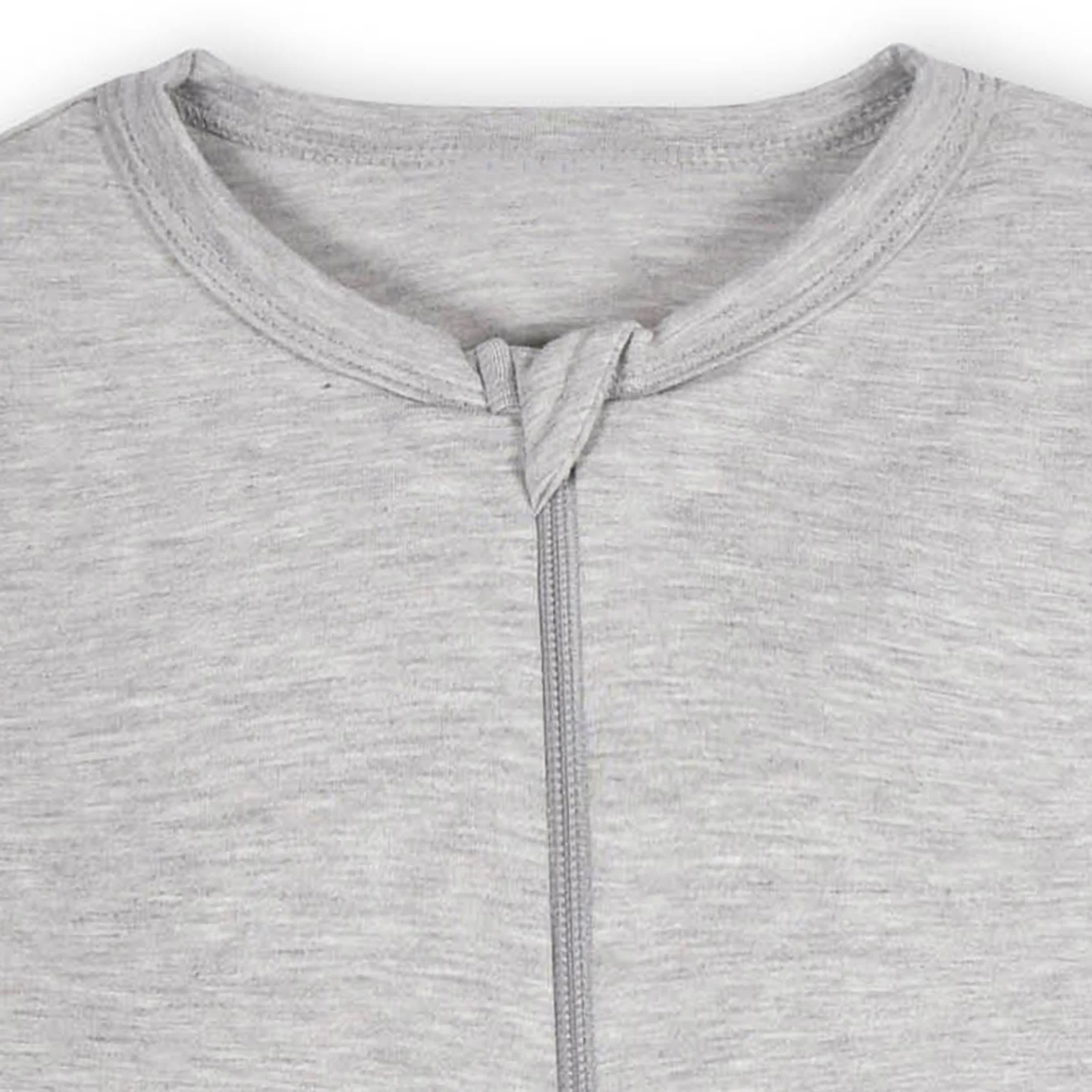 Baby & Toddler Glacier Gray Buttery Soft Viscose Made from Eucalyptus Snug Fit Footed Pajamas