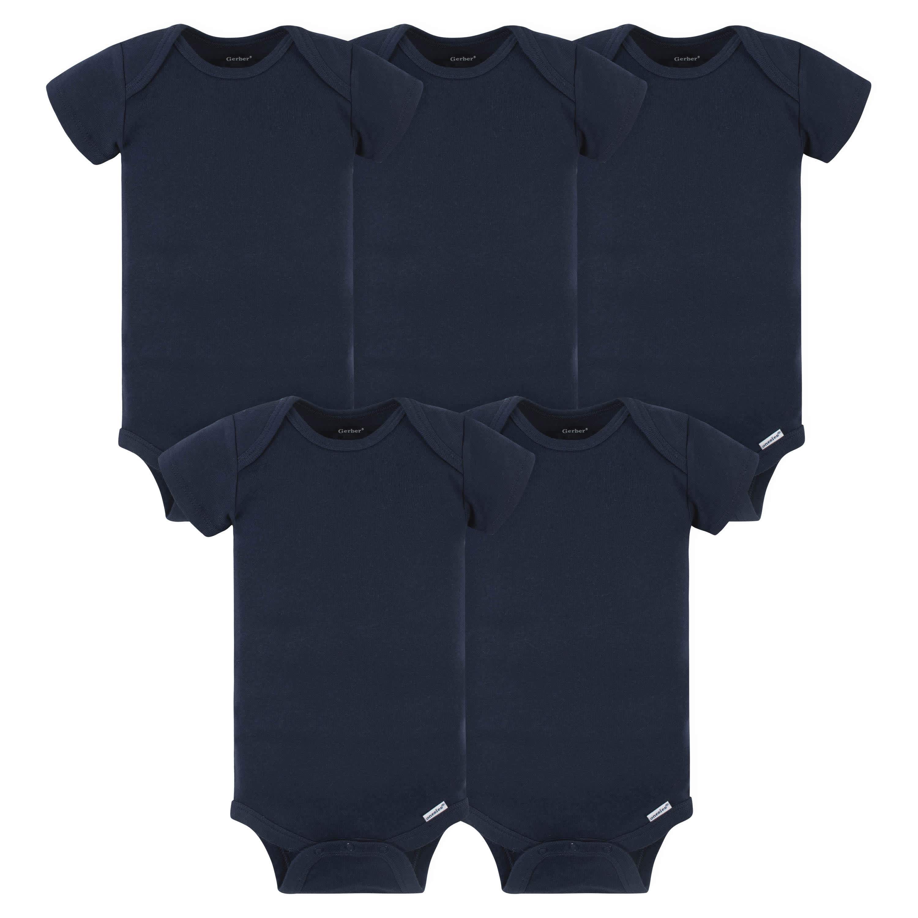5-Pack Baby Navy Onesies® Bodysuits
