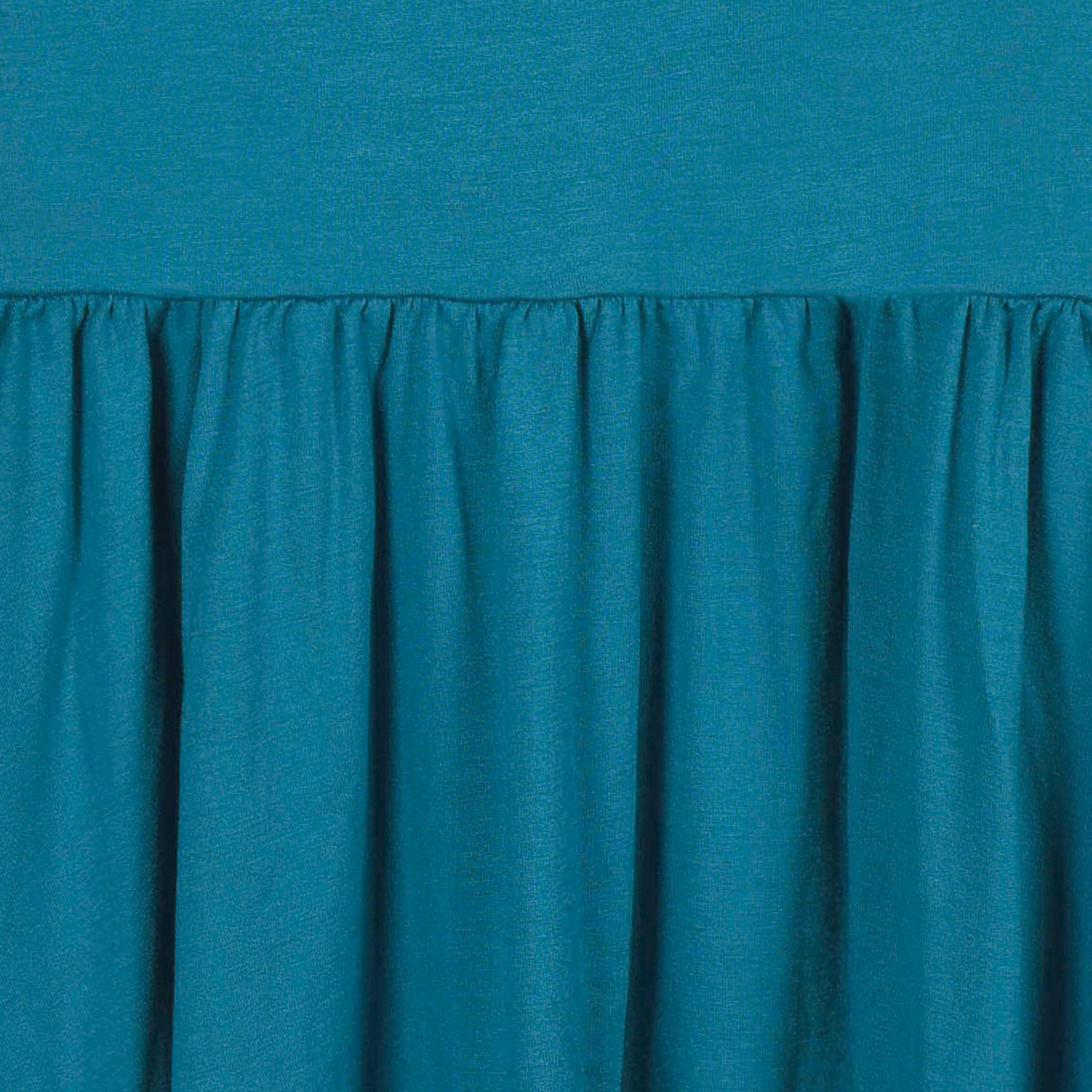 Infant & Toddler Girls Ocean Teal Buttery Soft Viscose Made from Eucalyptus Twirl Dress