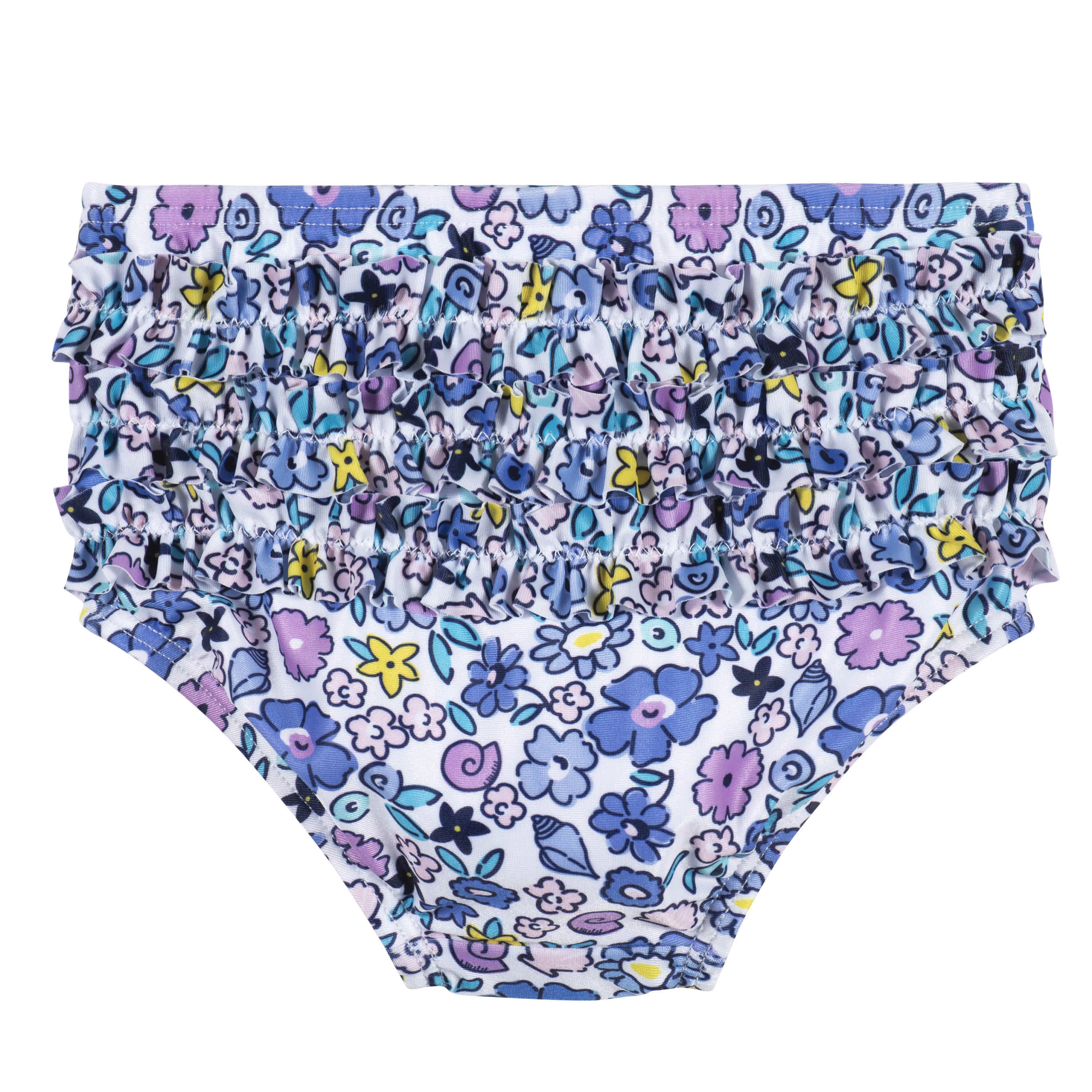 2-Piece Baby & Toddler Girls Vacation Vibes Rash Guard & Swim Bottoms Set