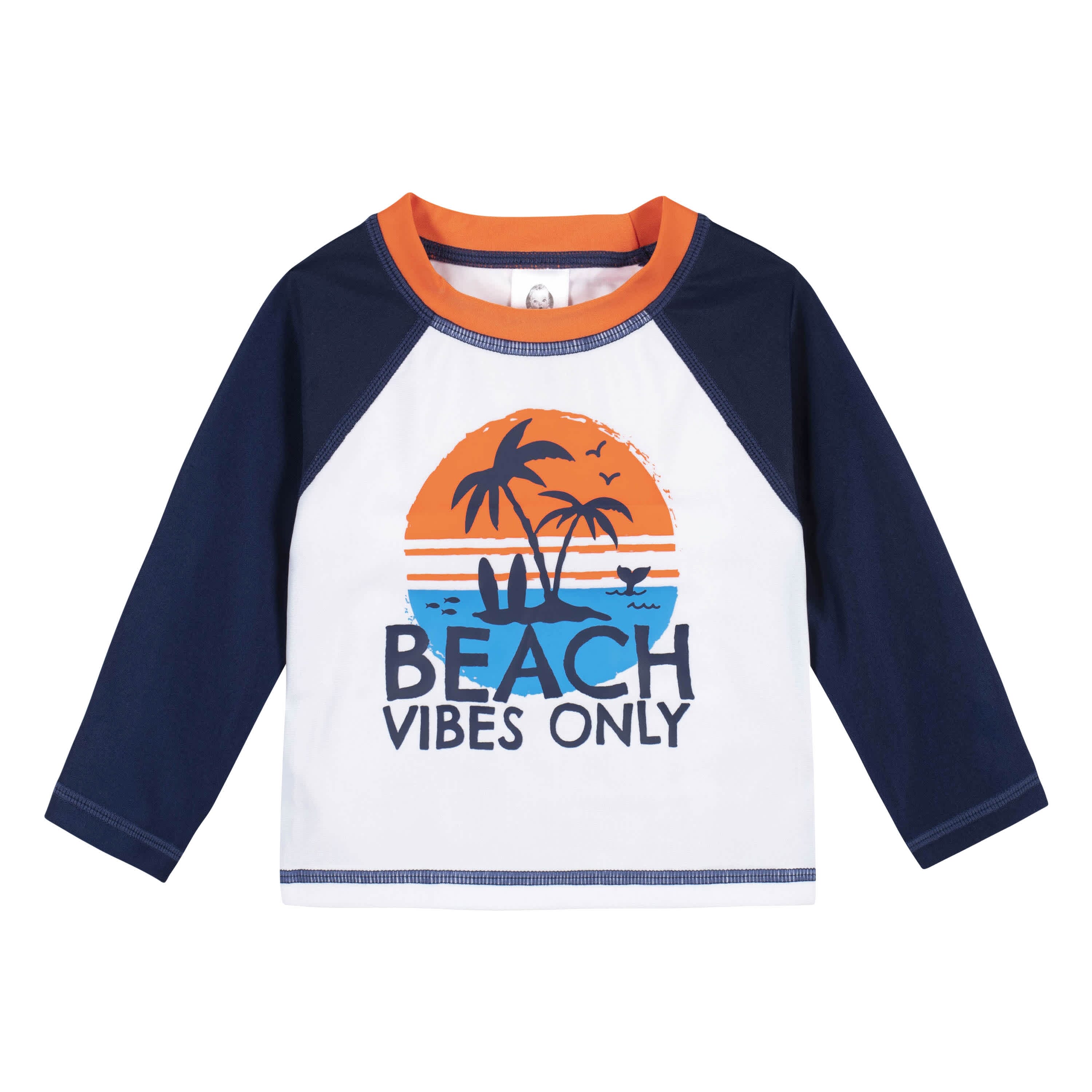 2-Piece Baby & Toddler Boys Vacation Vibes Rash Guard & Swim Trunks Set