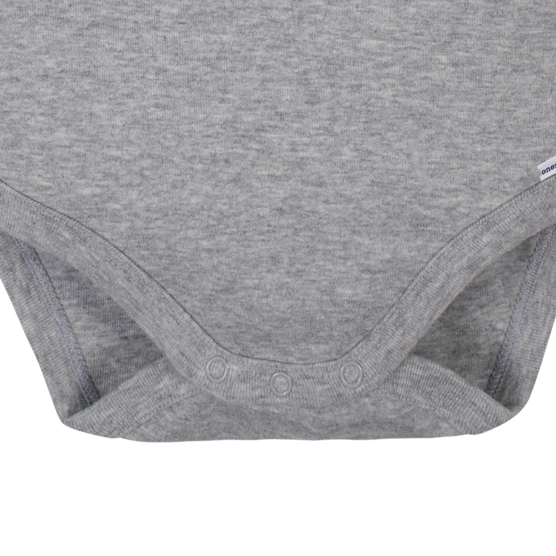 2-Pack Baby & Toddler Neutral Grey Heather Long Sleeve Turtleneck Onesies® Bodysuits