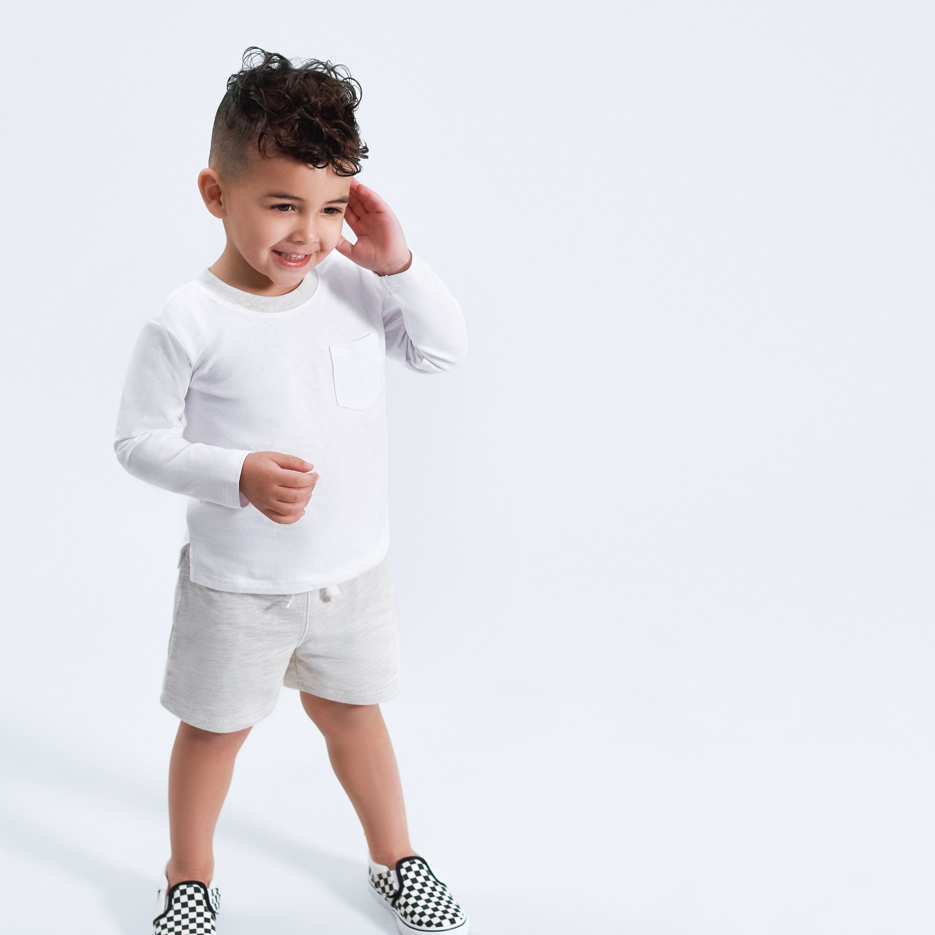 3-Pack Baby & Toddler Boys Royal Blues Long Sleeve Pocket Tees