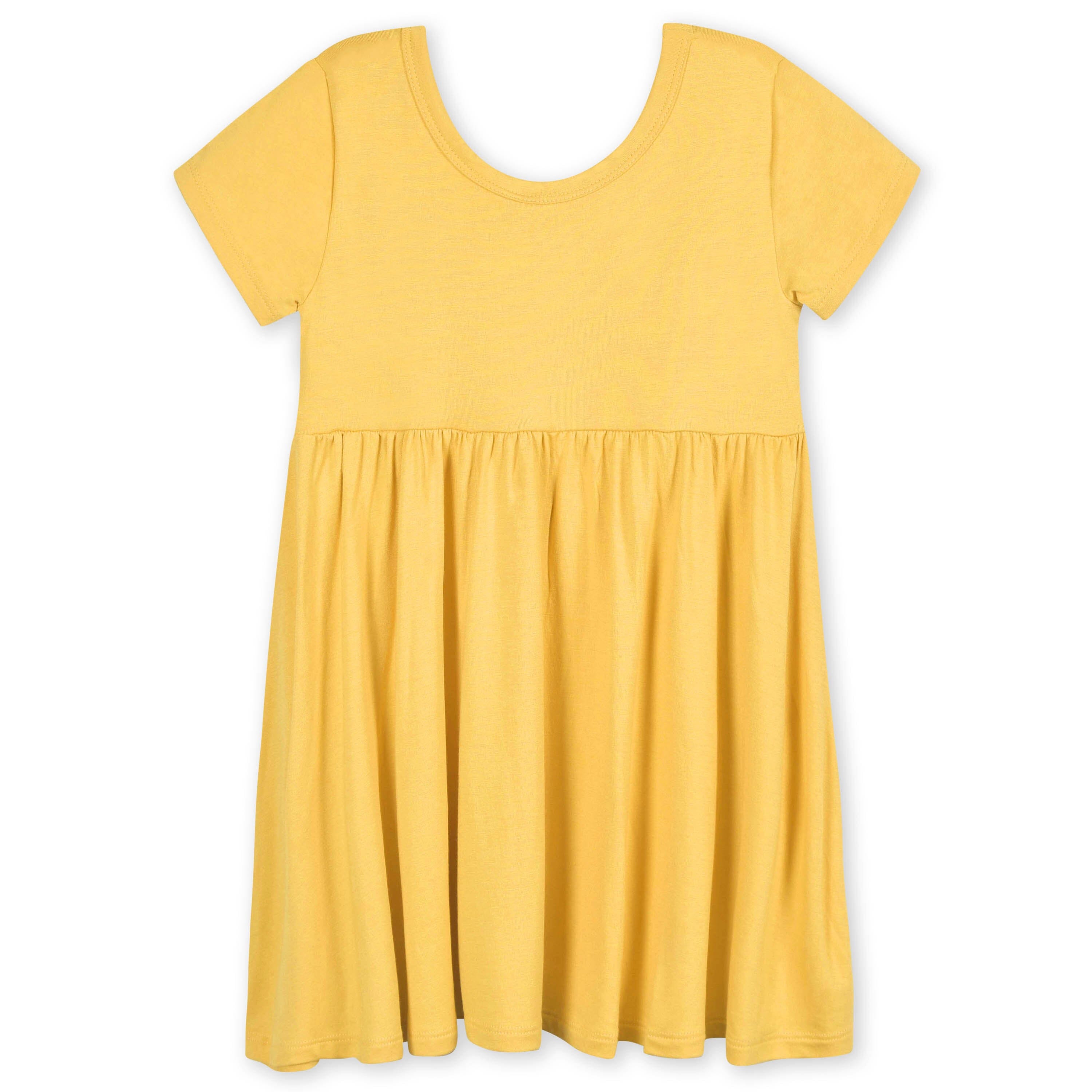 Infant & Toddler Girls Honey Buttery Soft Viscose Made from Eucalyptus Twirl Dress