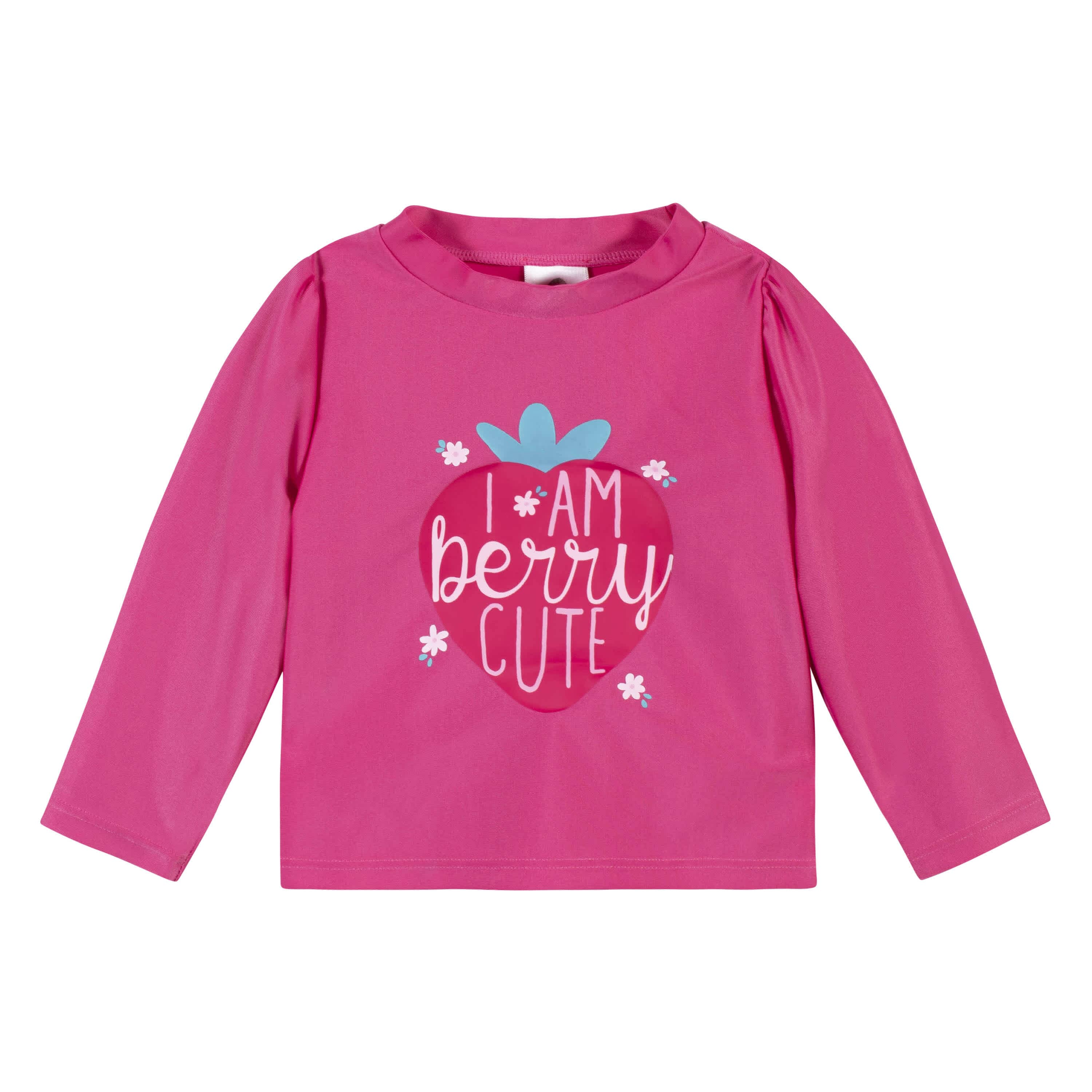 2-Piece Baby & Toddler Girls Summer Blossom Rash Guard & Swim Bottoms Set