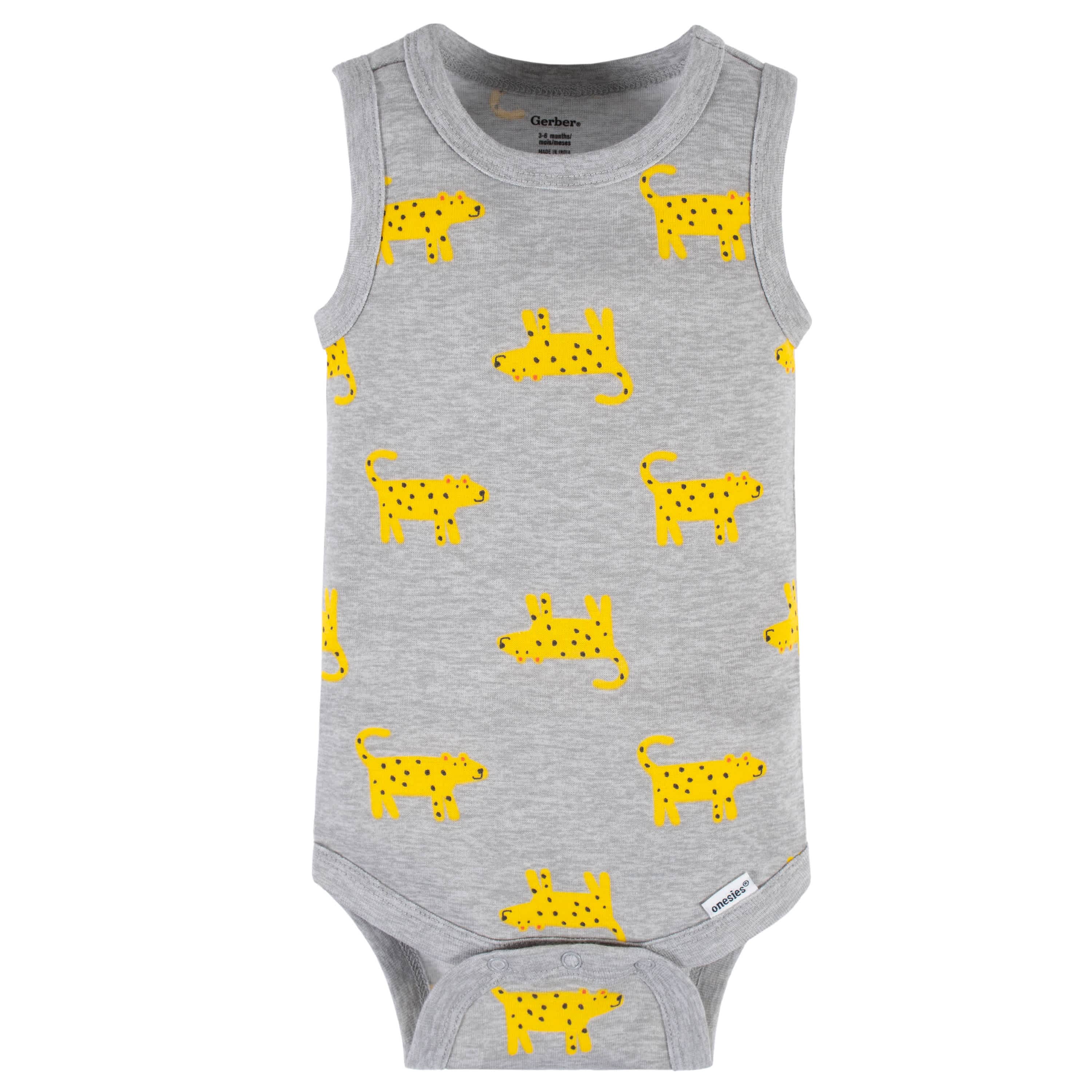 4-Pack Baby Boys Wild At Heart Tank Onesies® Bodysuits