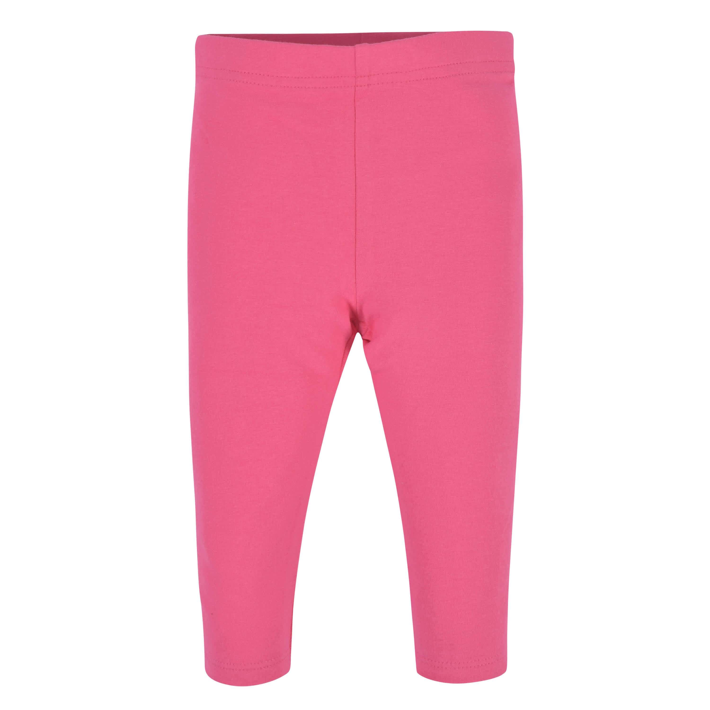 3-Pack Baby & Toddler Girls Hot Pink & Navy Premium Leggings