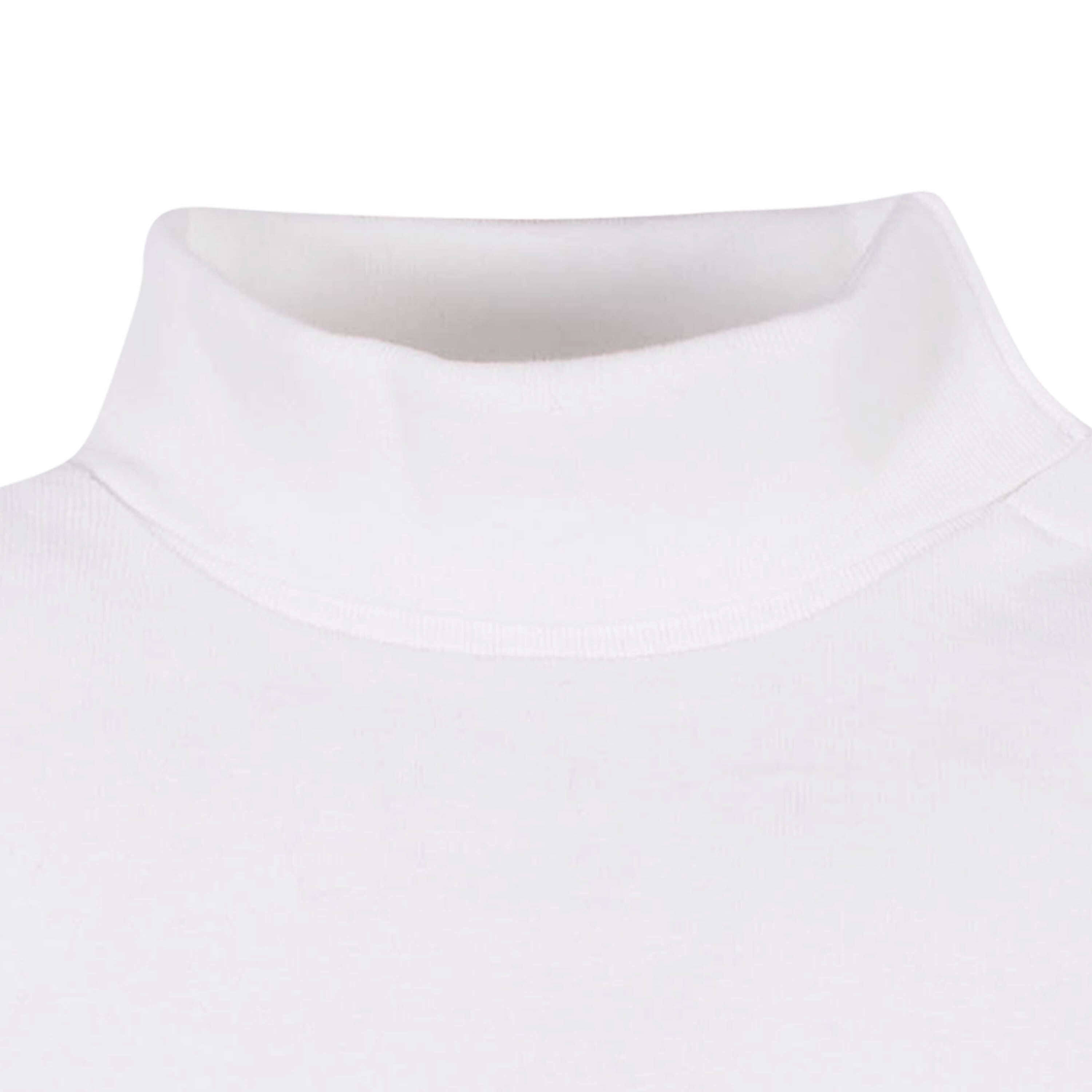 2-Pack Baby and Toddler Neutral White Long Sleeve Turtleneck Onesies® Bodysuits