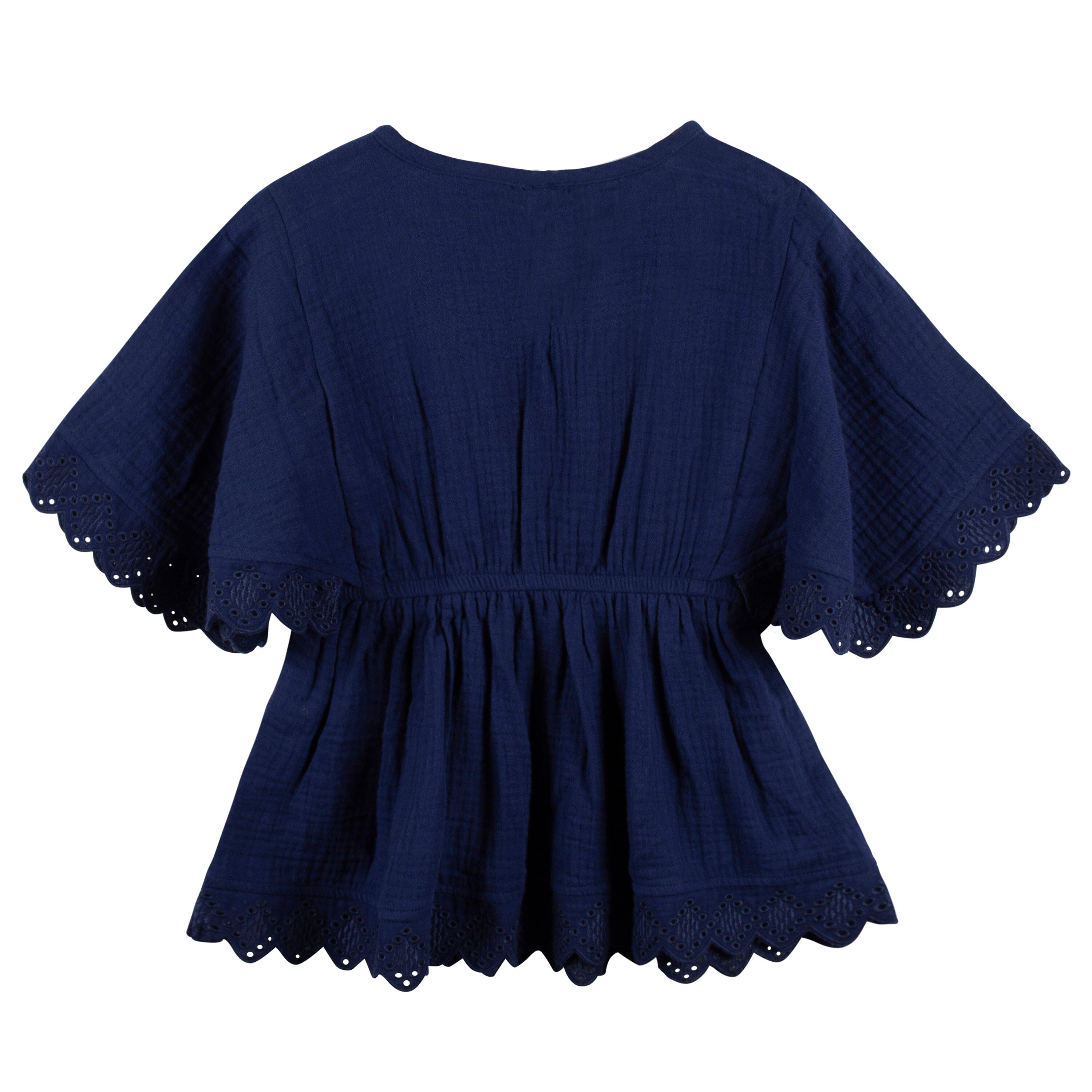 Baby & Toddler Girls Navy Woven Kaftan Coverup
