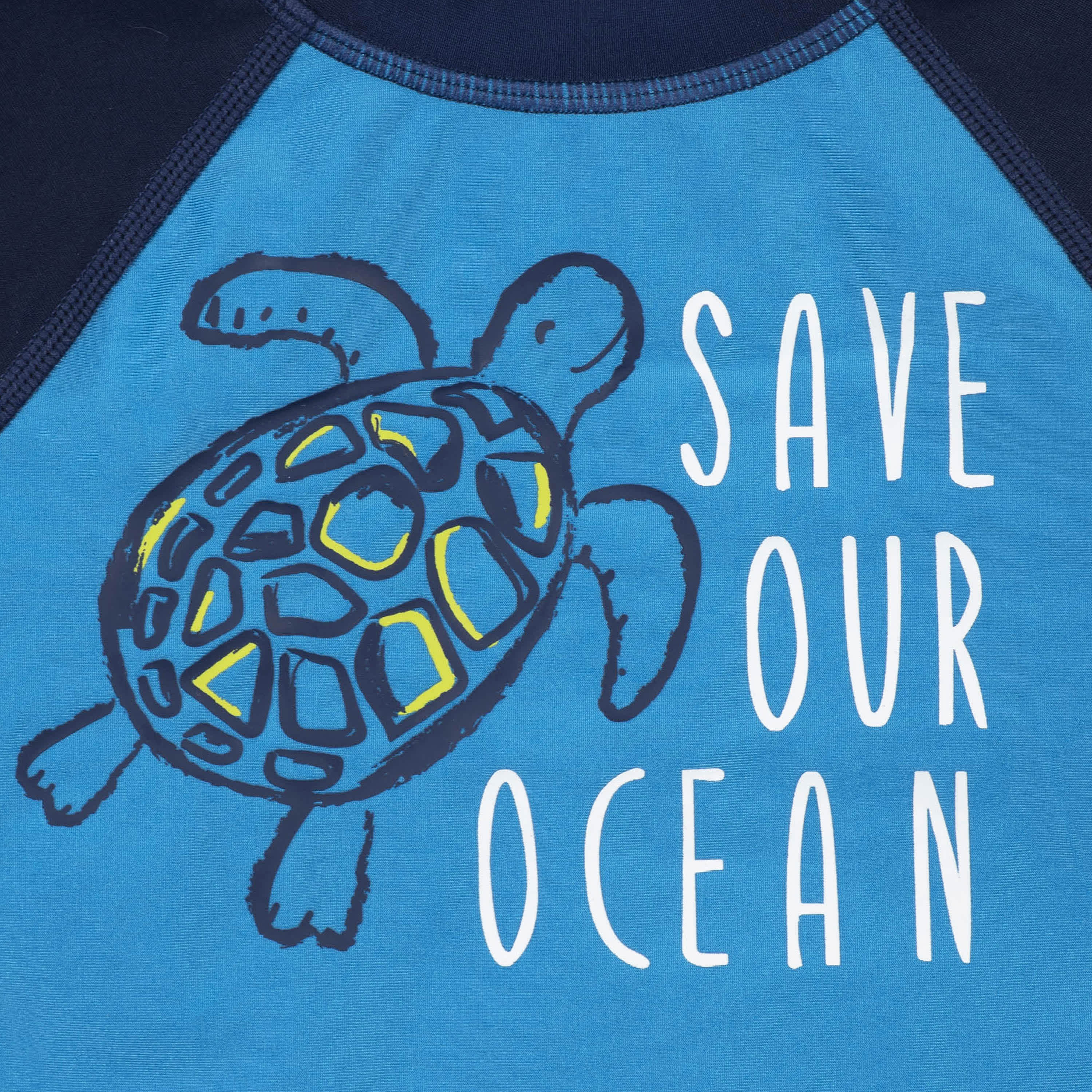 2-Piece Baby & Toddler Boys Sea Friends Rash Guard & Swim Trunks Set