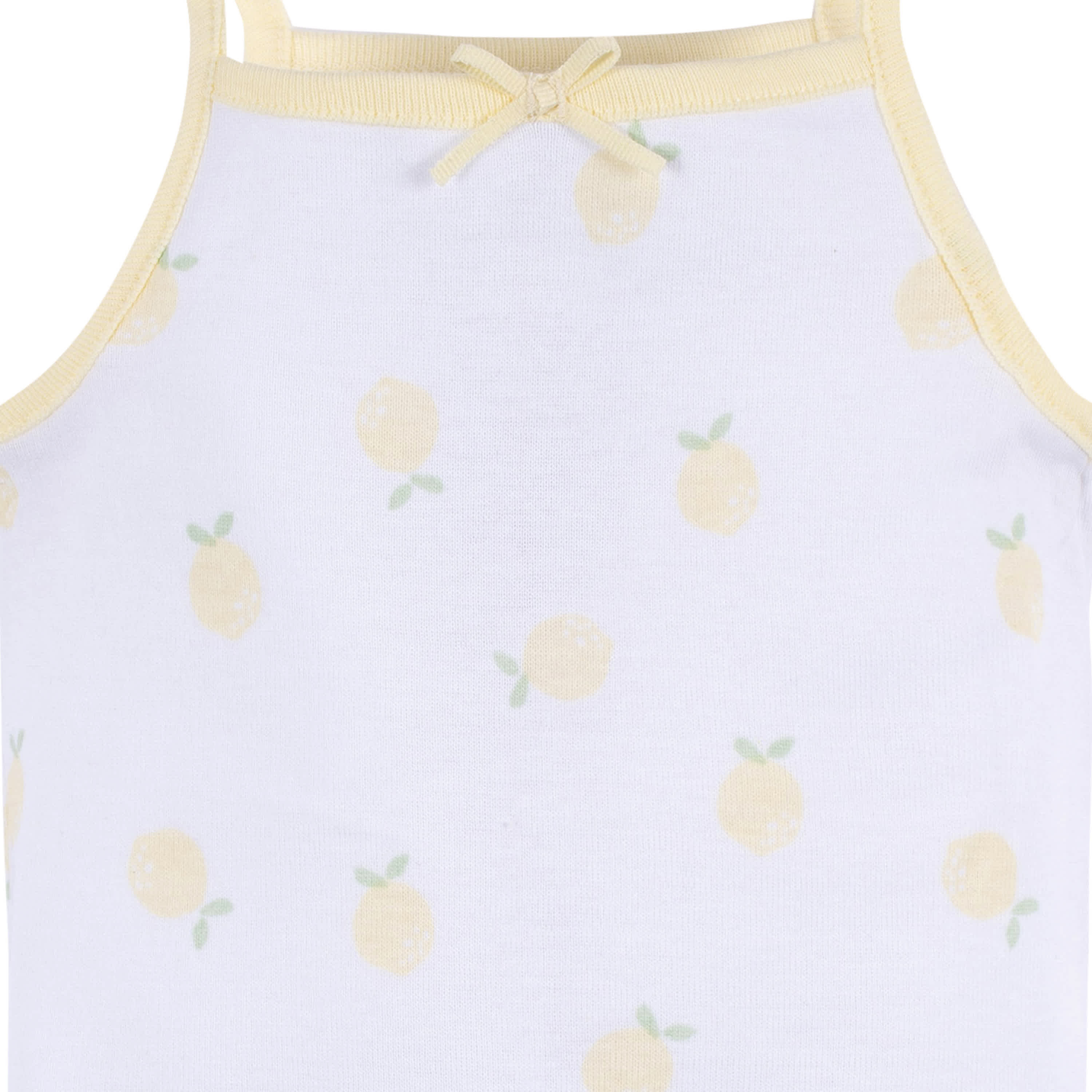 4-Pack Baby Girls Little Lemon Sleeveless Onesies® Bodysuits