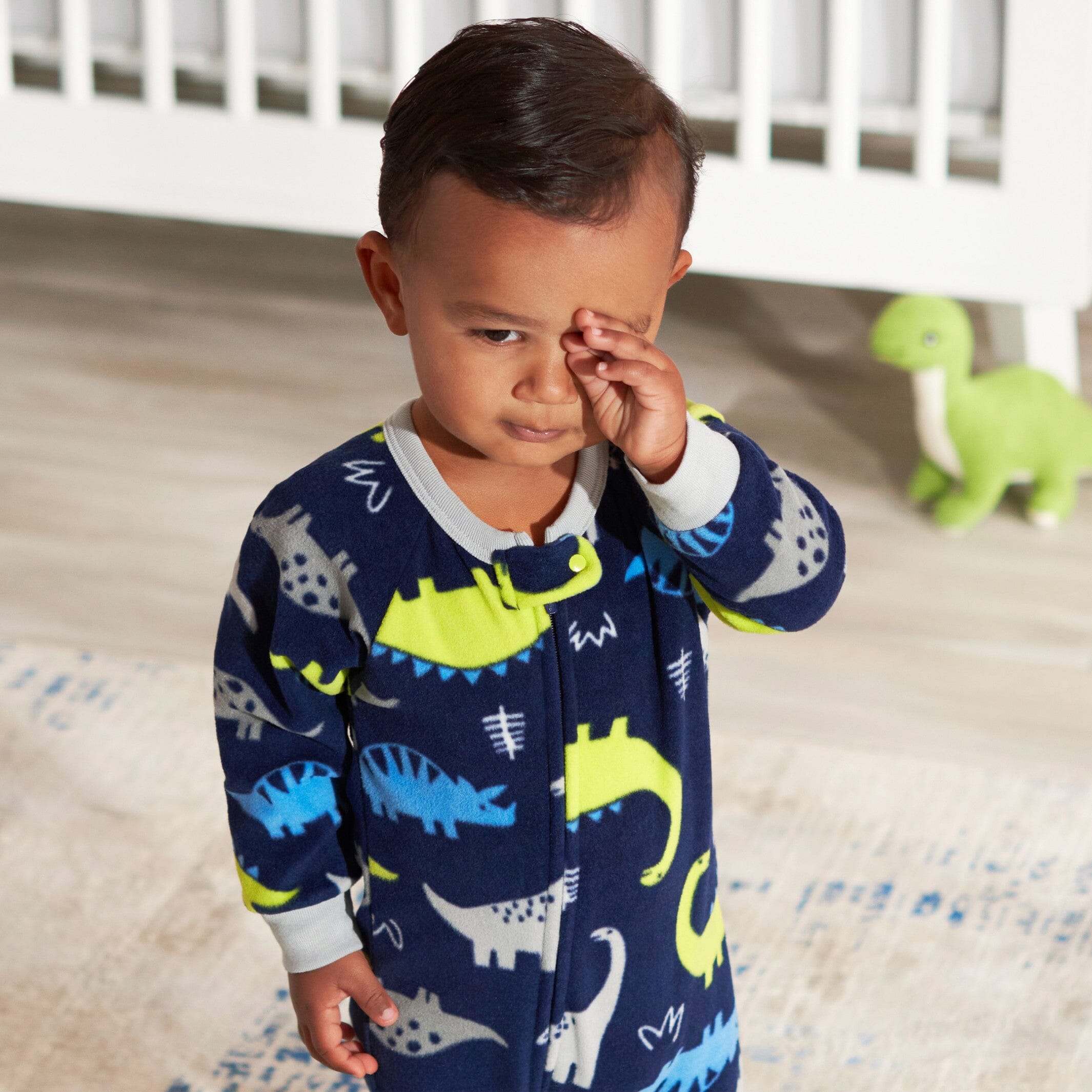 Baby Boys Dinos Fleece Pajamas