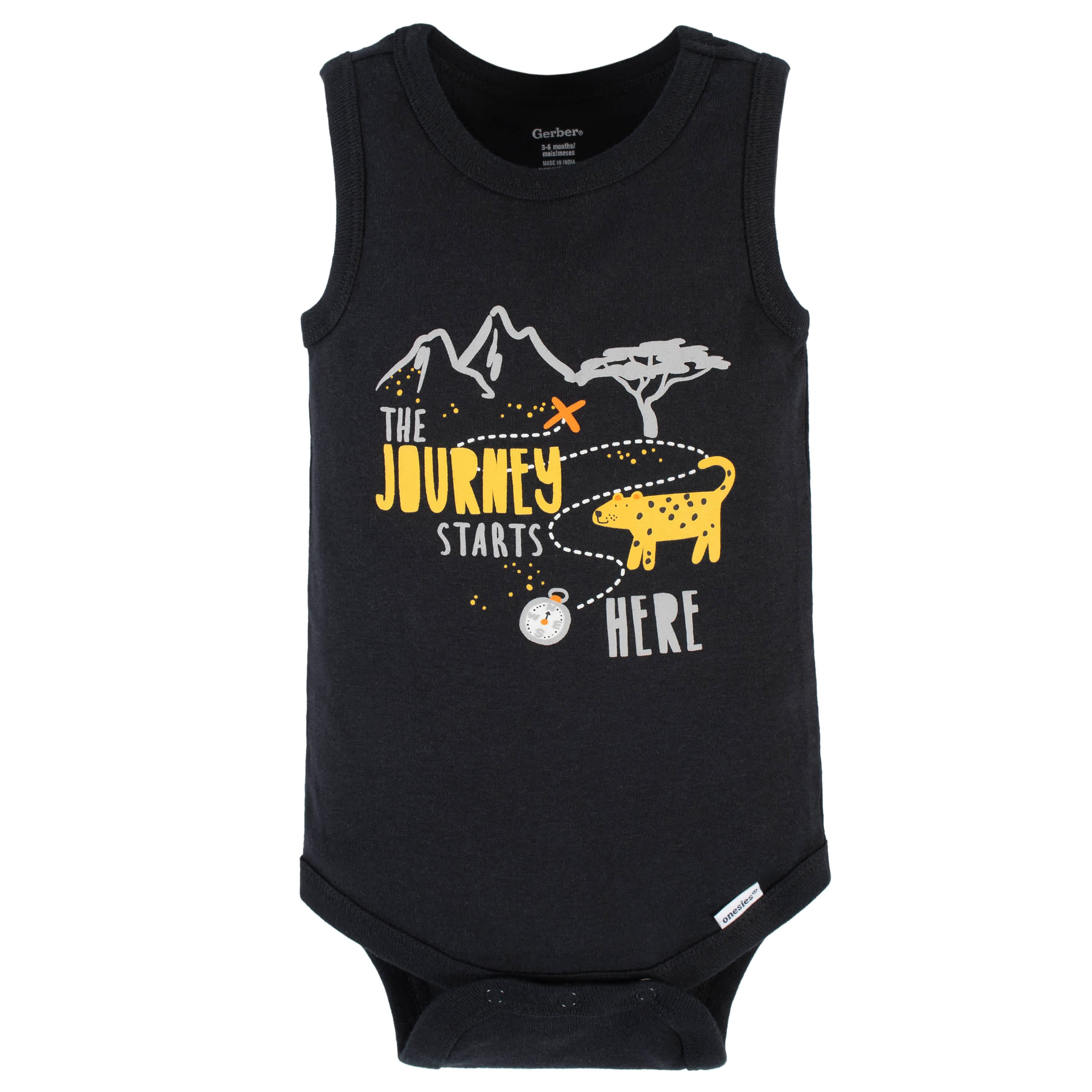 4-Pack Baby Boys Wild At Heart Tank Onesies® Bodysuits
