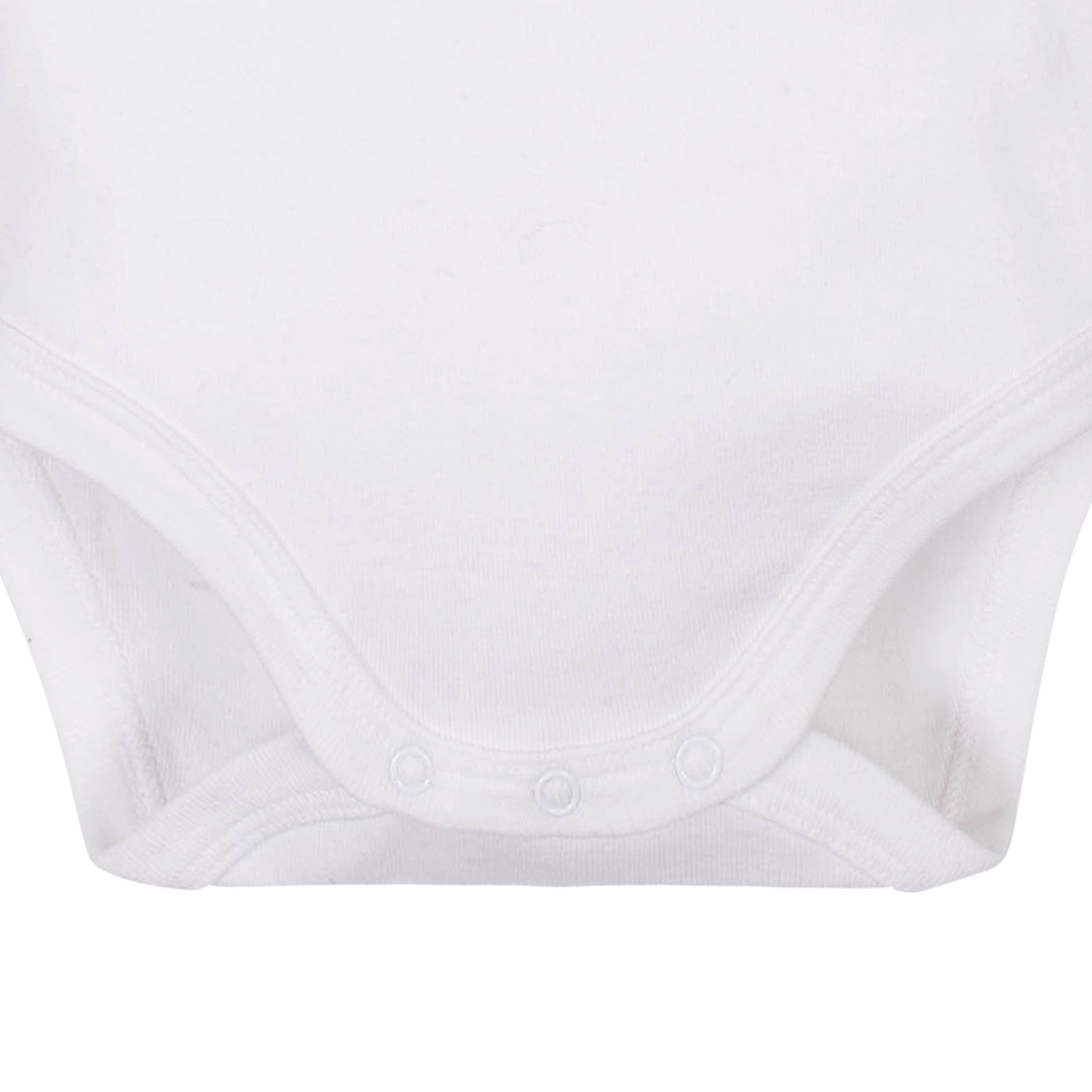 2-Pack Baby and Toddler Neutral White Long Sleeve Turtleneck Onesies® Bodysuits