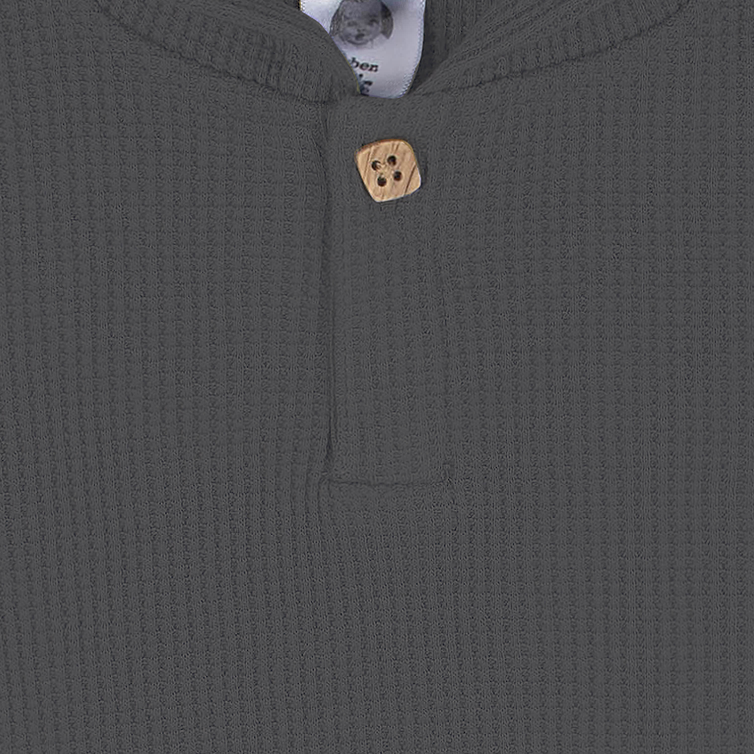 2-Piece Infant & Toddler Boys Charcoal Waffle Hoodie & Jogger Set