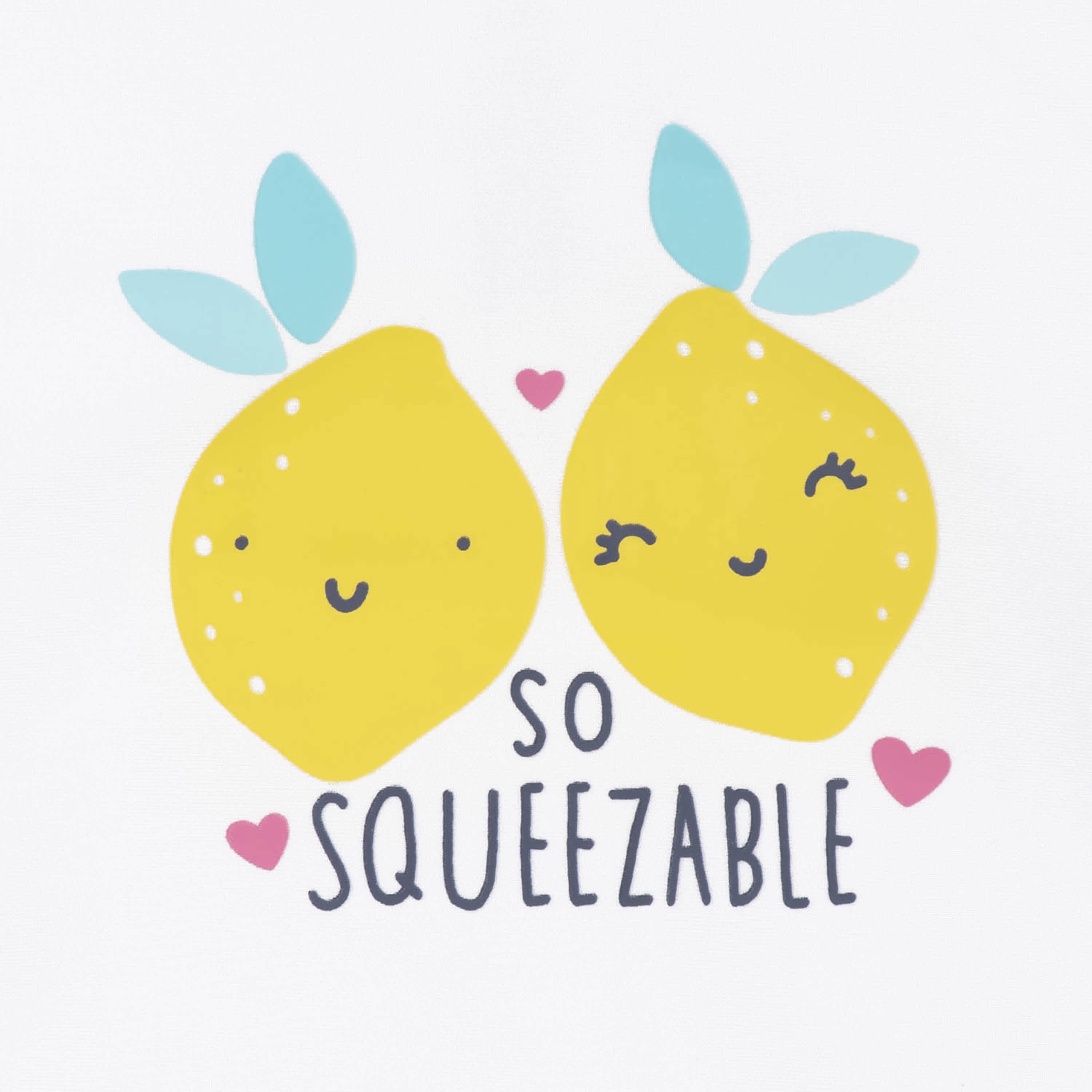 2-Piece Baby & Toddler Girls Lemon Squeeze Rash Guard & Swim Bottoms Set