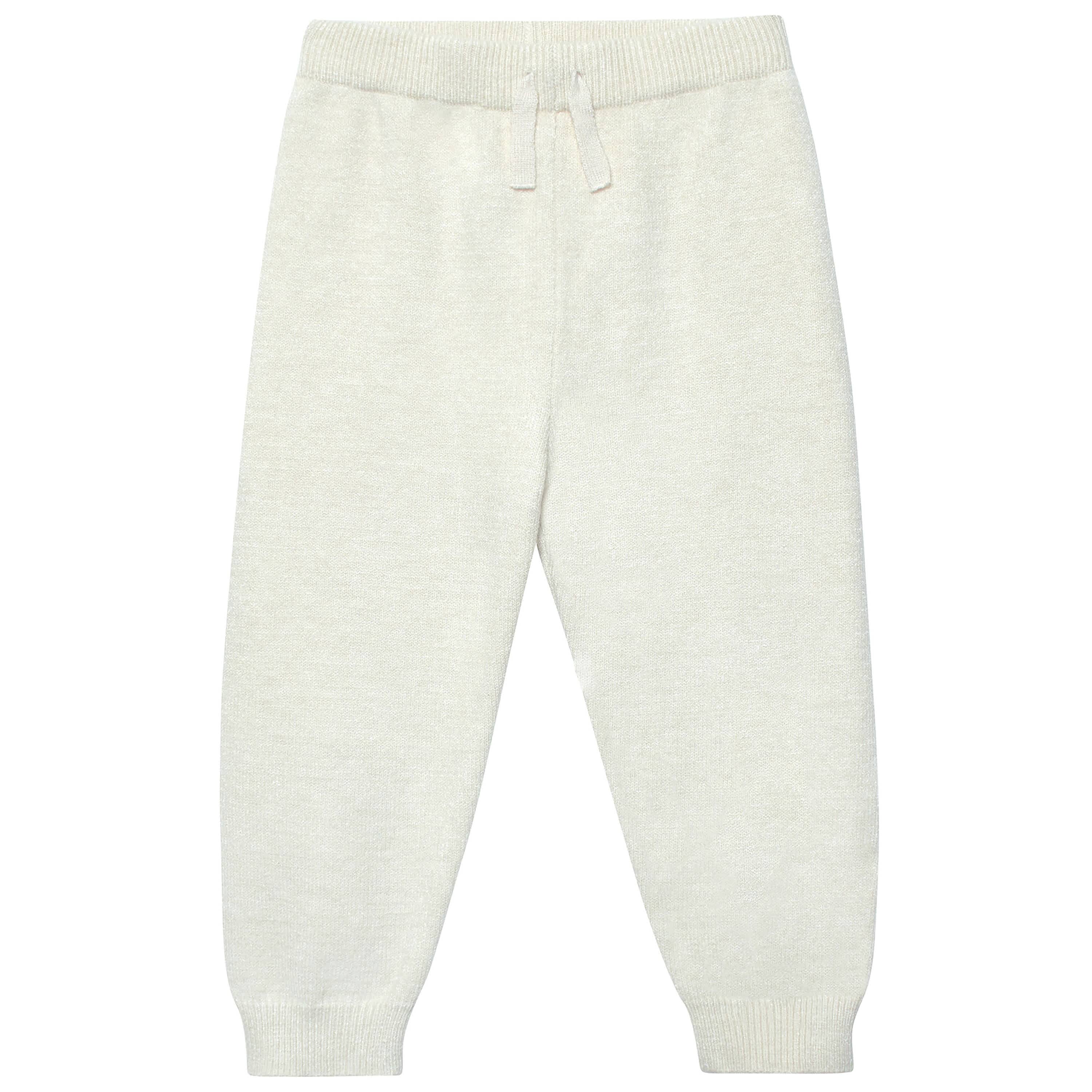 Infant & Toddler Neutral Oatmeal Heather Sweater Knit Jogger