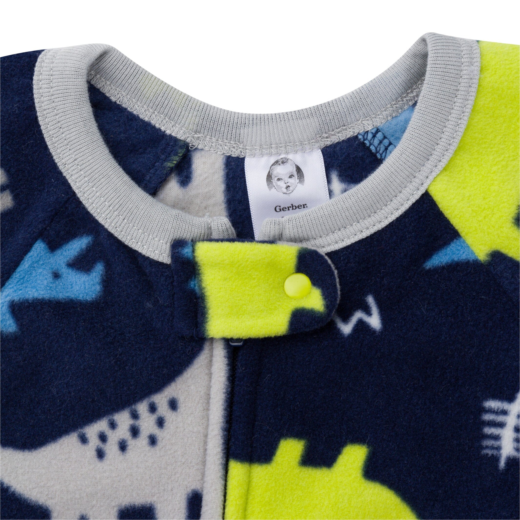 Baby Boys Dinos Fleece Pajamas