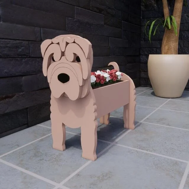Shar Pei Pet Planter