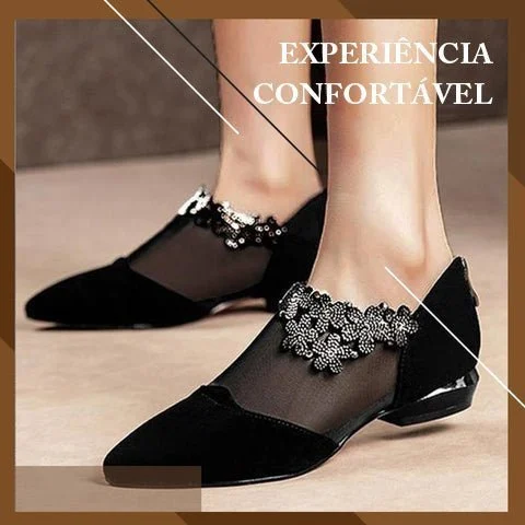 🔥FREE SHIPPING🔥RHINESTONE STONE HOLLOW HEEL SHOES