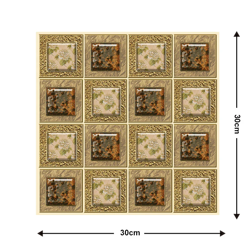 🎉Semi-Annual Sale - 50% Off - 10Pcs 3D Peel and Stick Wall Tiles(12x12 inches)