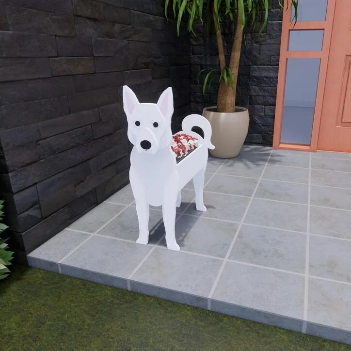 Swiss Shepherd Pet Planter