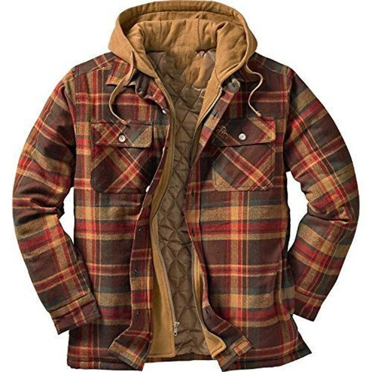 Maplewood Hoodie Flannel Shirt Jacket